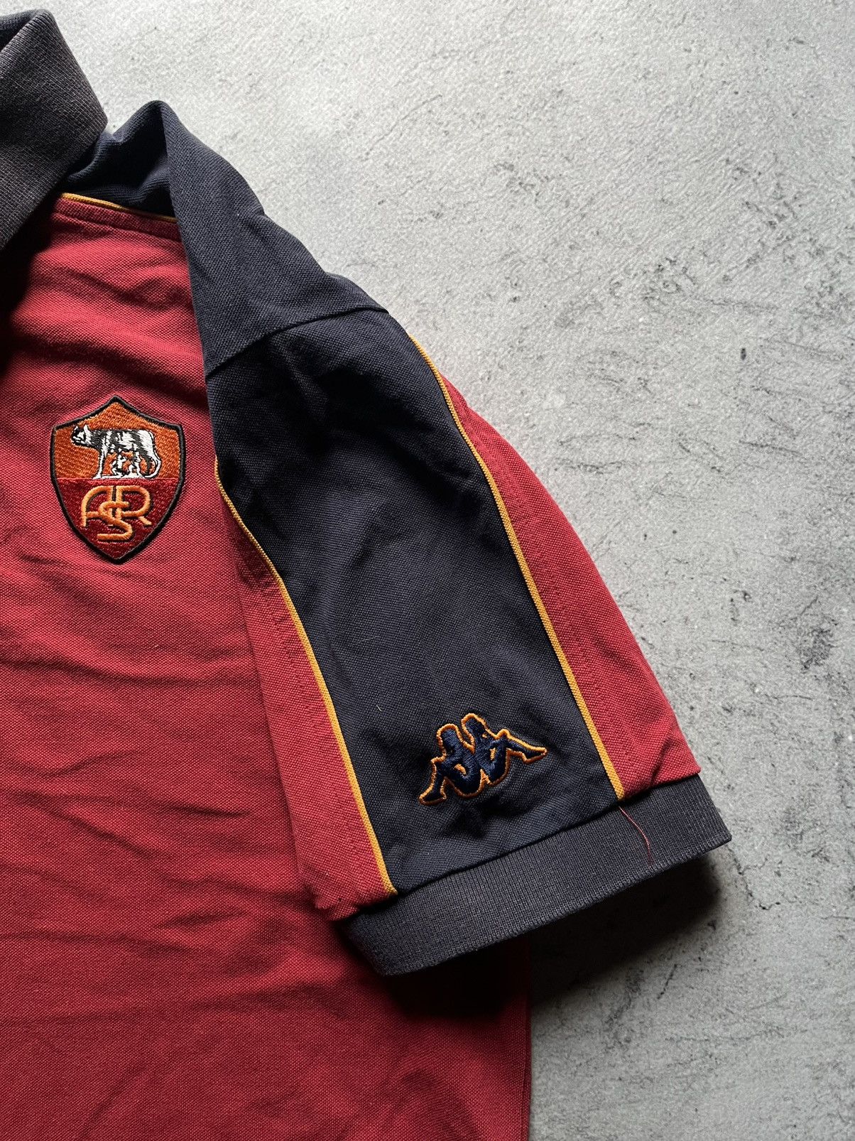 Kappa 💂🏻‍♀️Vintage Kappa FC Roma jersey polo 💂🏻‍♀️ Size US M / EU 48-50 / 2 - 4 Thumbnail