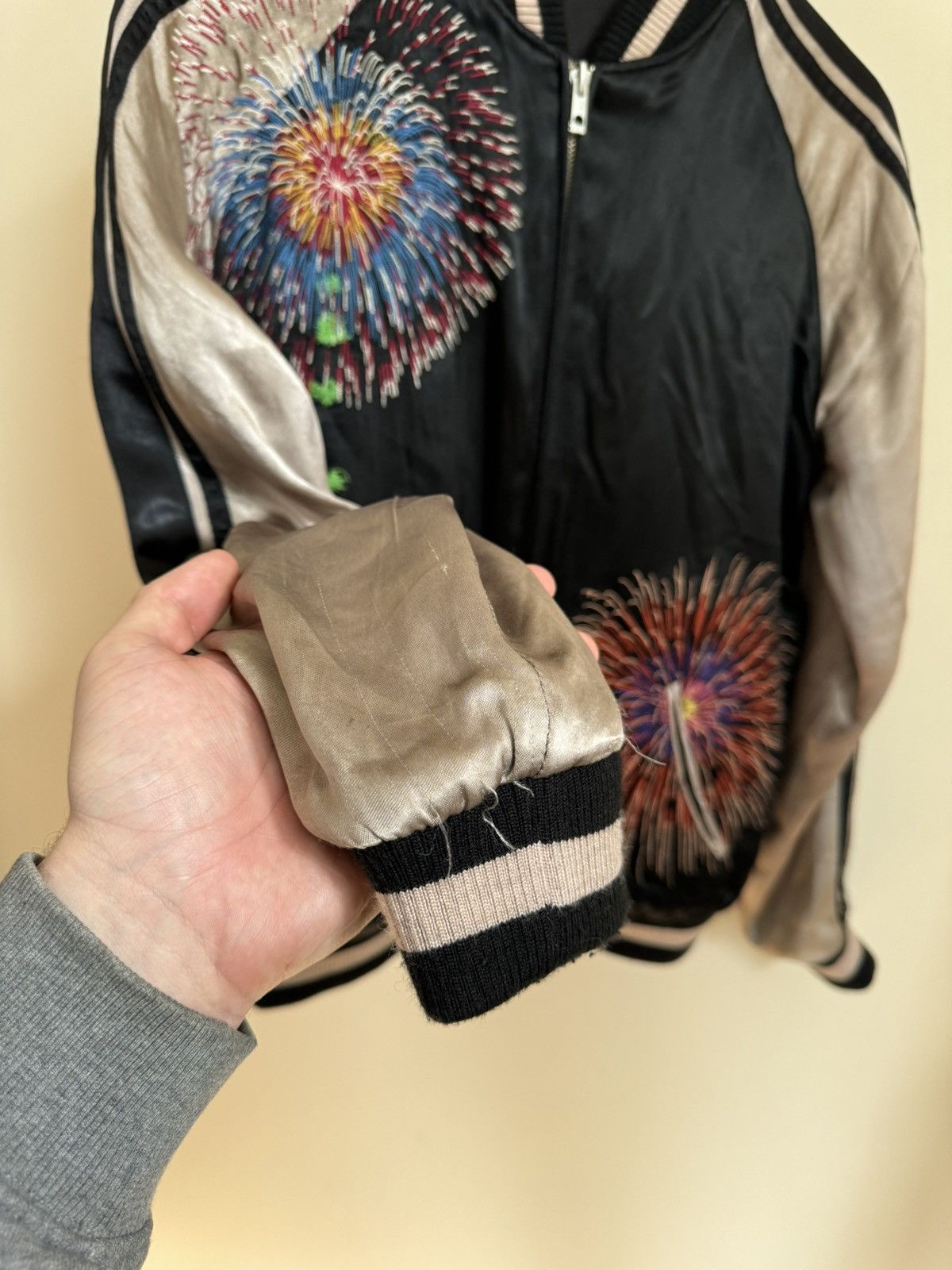 Vintage Japanese Classic Script Fireworks Jacket Size US M / EU 48-50 / 2 - 16 Thumbnail