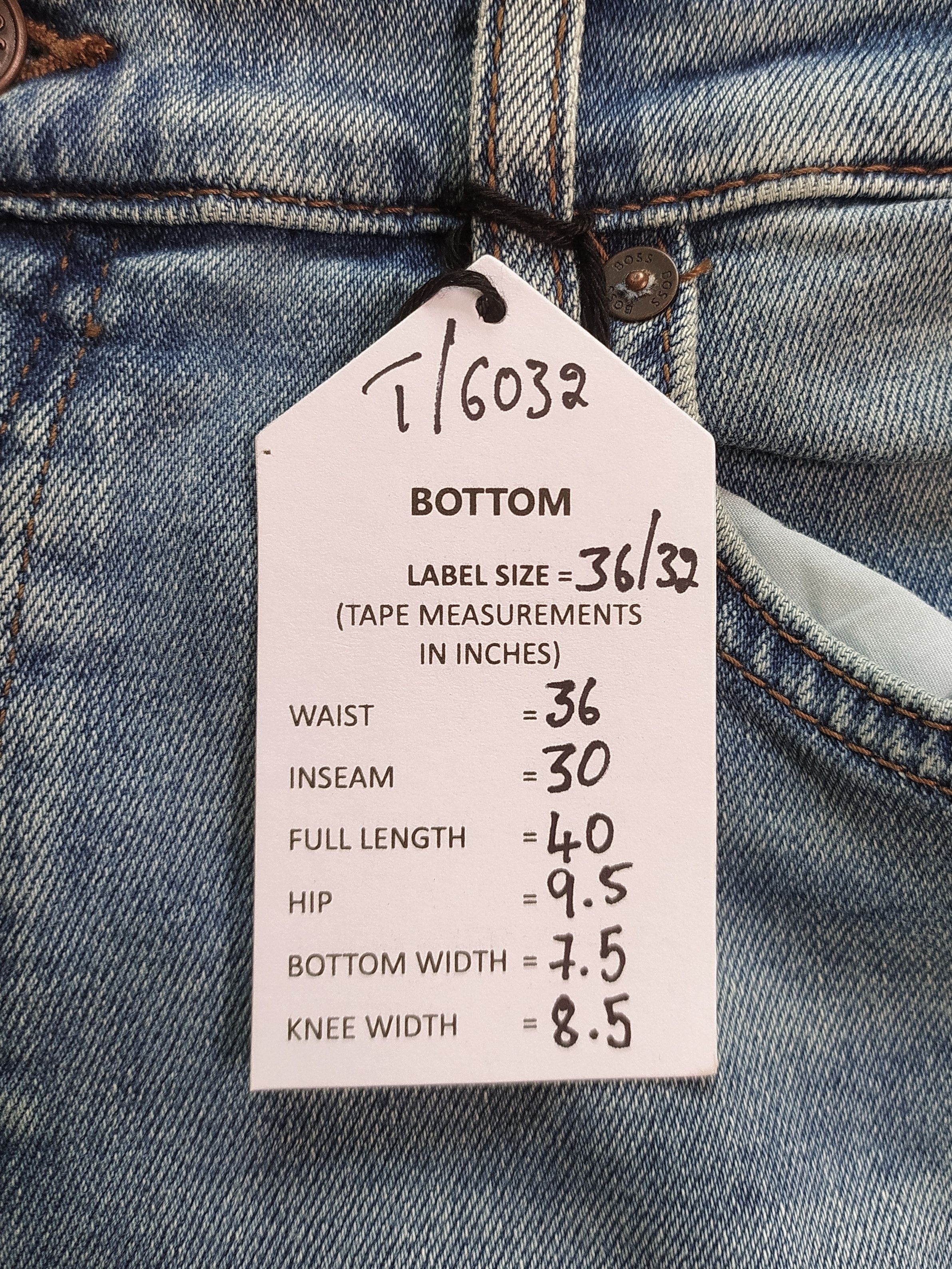 Hugo Boss HUGO BOSS DELAWARE Slim fit Jeans Free S T/6032 Size US 36 / EU 52 - 11 Thumbnail