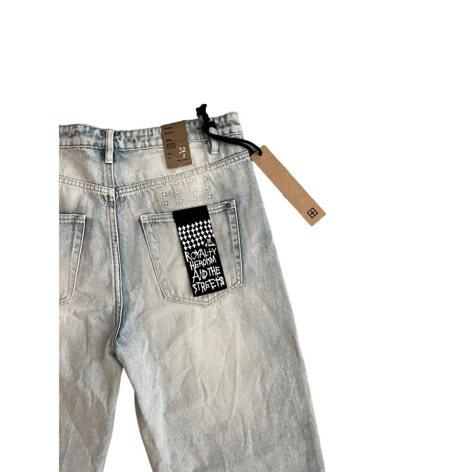 Ksubi Jeans Mens Bullet Longer Rise Blue Size 32/30