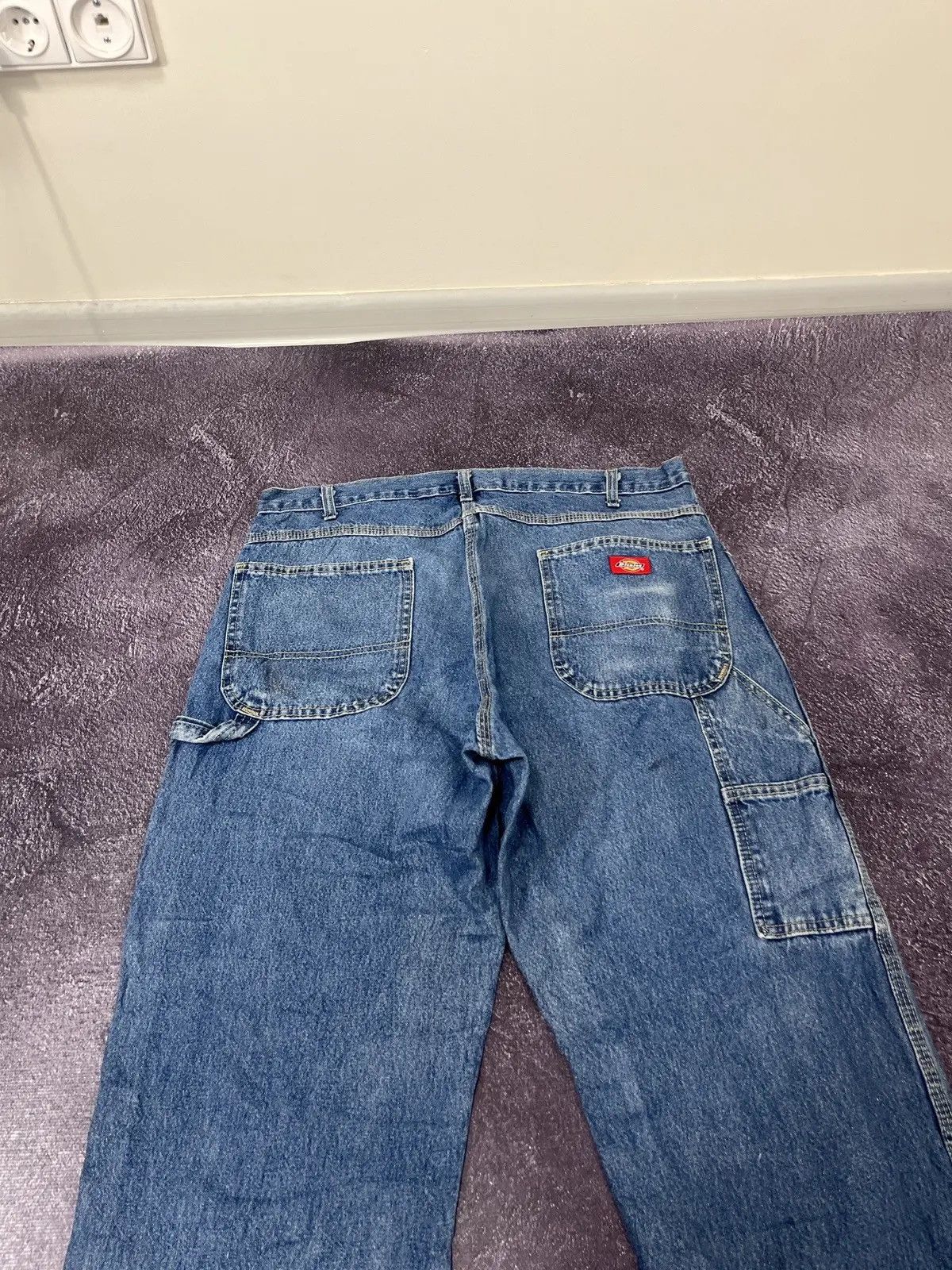 Dickies × Vintage Vintage Dickies USA Faded Blue Denim Work Hype Baggy Jeans Size US 36 / EU 52 - 4 Thumbnail