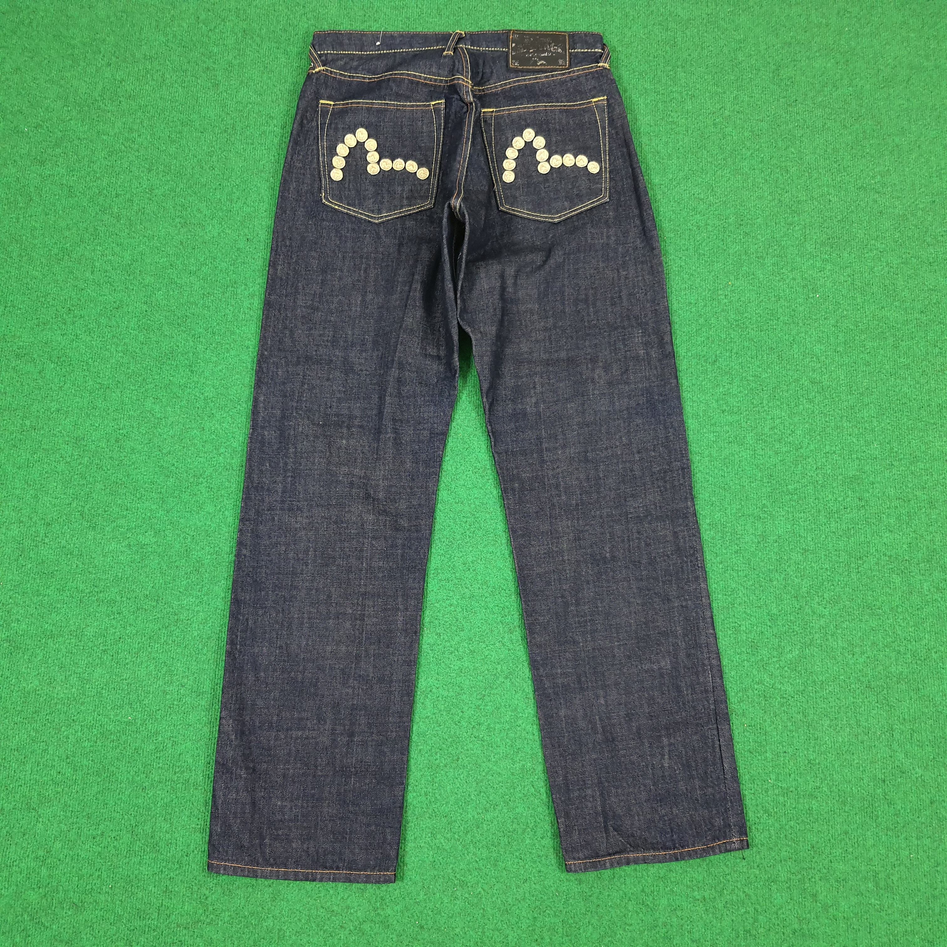 Japanese Brand Vintage Evisu Japanese Brand Custom Daicock Selvedge Jeans Size US 31 - 4 Thumbnail