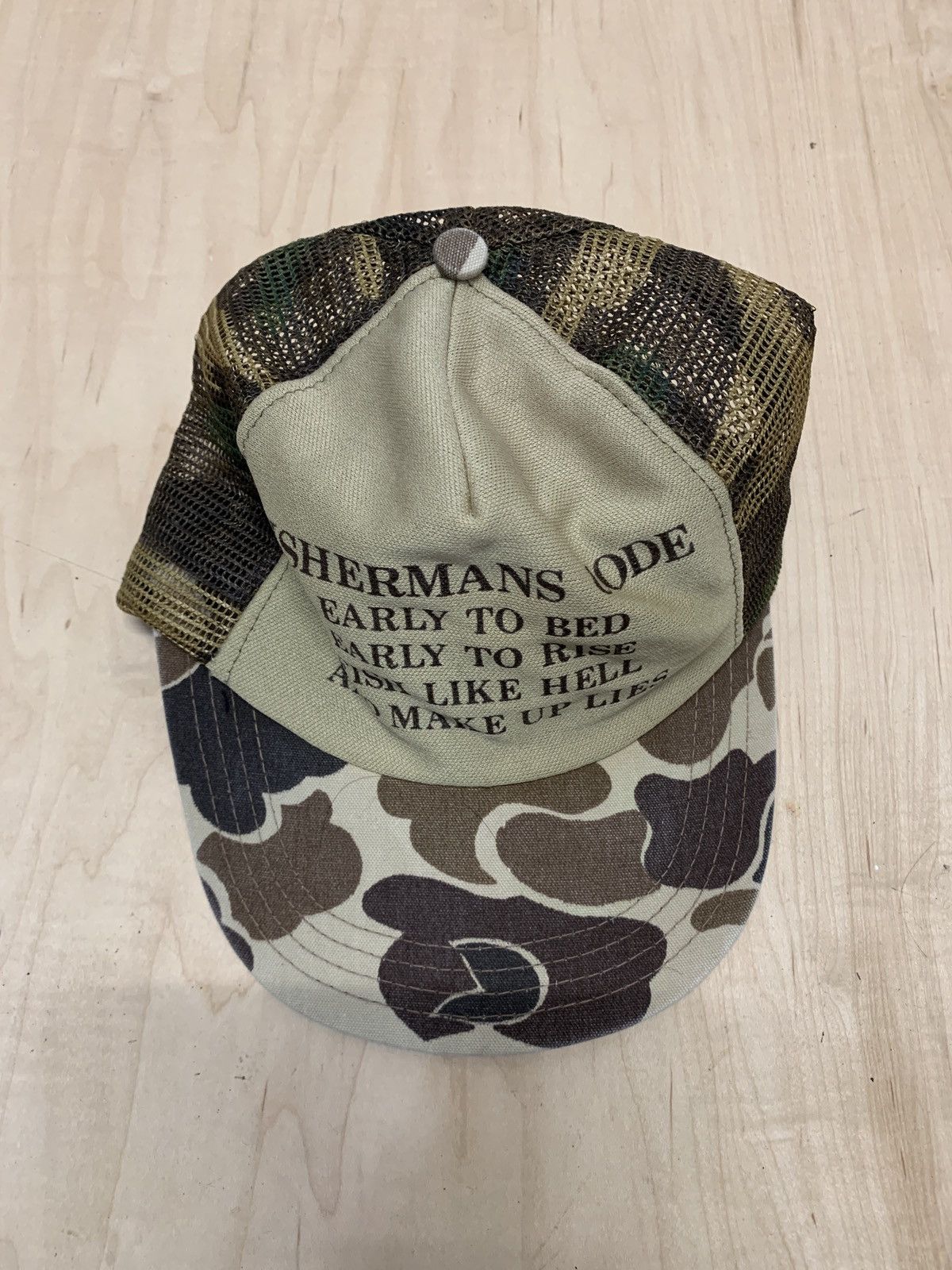 Vintage Vintage trucker hat fishing Size ONE SIZE - 1 Thumbnail