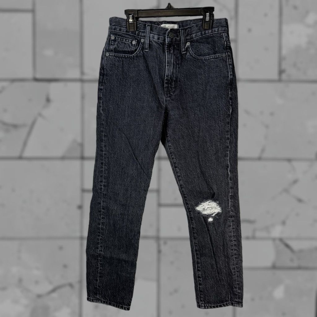 Madewell MADewell Perfect Vintage Jean Cotton Jeans Black Women Size 26 Size 26" / US 2 / IT 38 - 1 Thumbnail