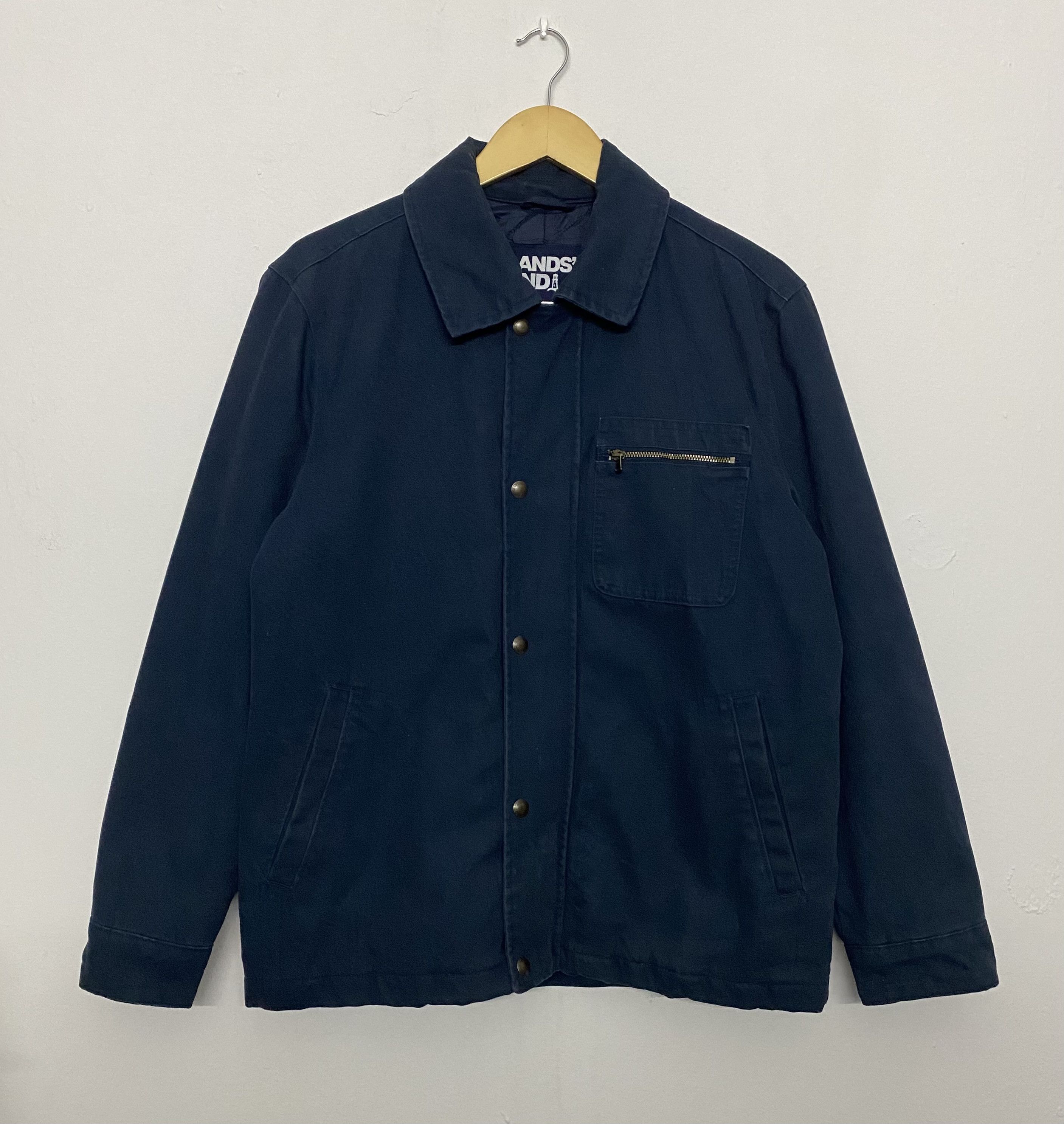 Lands' End Lands' End Navy Canvas Jacket PrimaLoft M Size US M / EU 48-50 / 2 - 1 Thumbnail