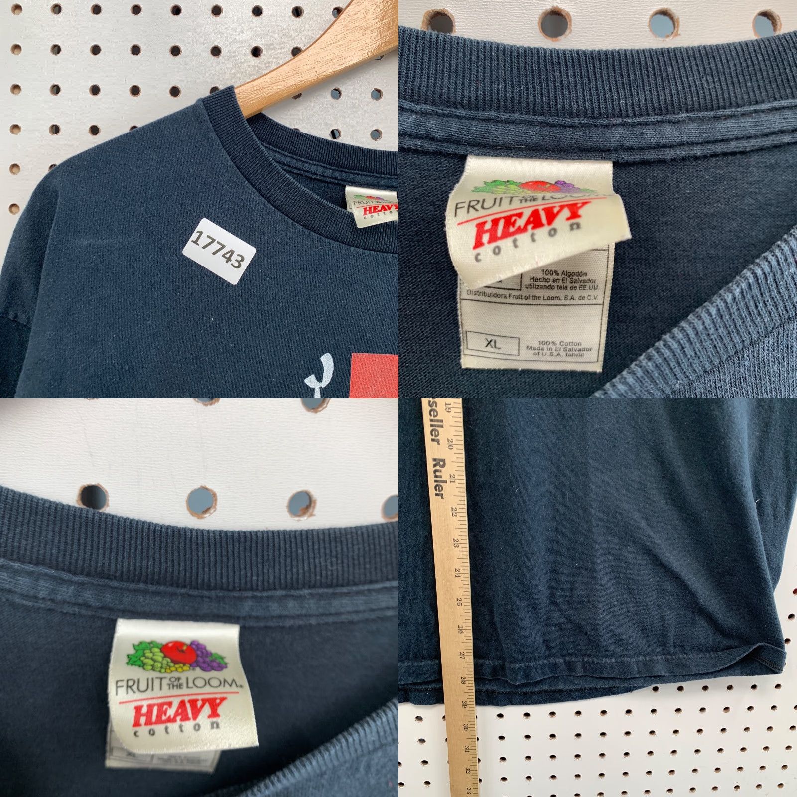 Fruit Of The Loom VINTAGE The Gentle Heat Shirt Black Adult XL Short Sleeve JUJUTSU Fits 22X28 Size US XL / EU 56 / 4 - 8 Thumbnail