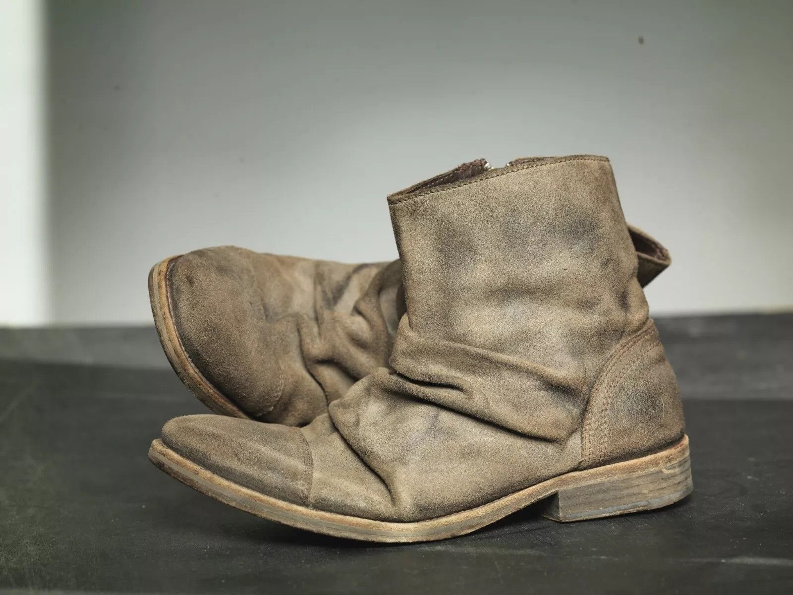 Allsaints All Saints Leather Suede Boots Sharpei Brown 42 Size US 9.5 / EU 42-43 - 10 Thumbnail