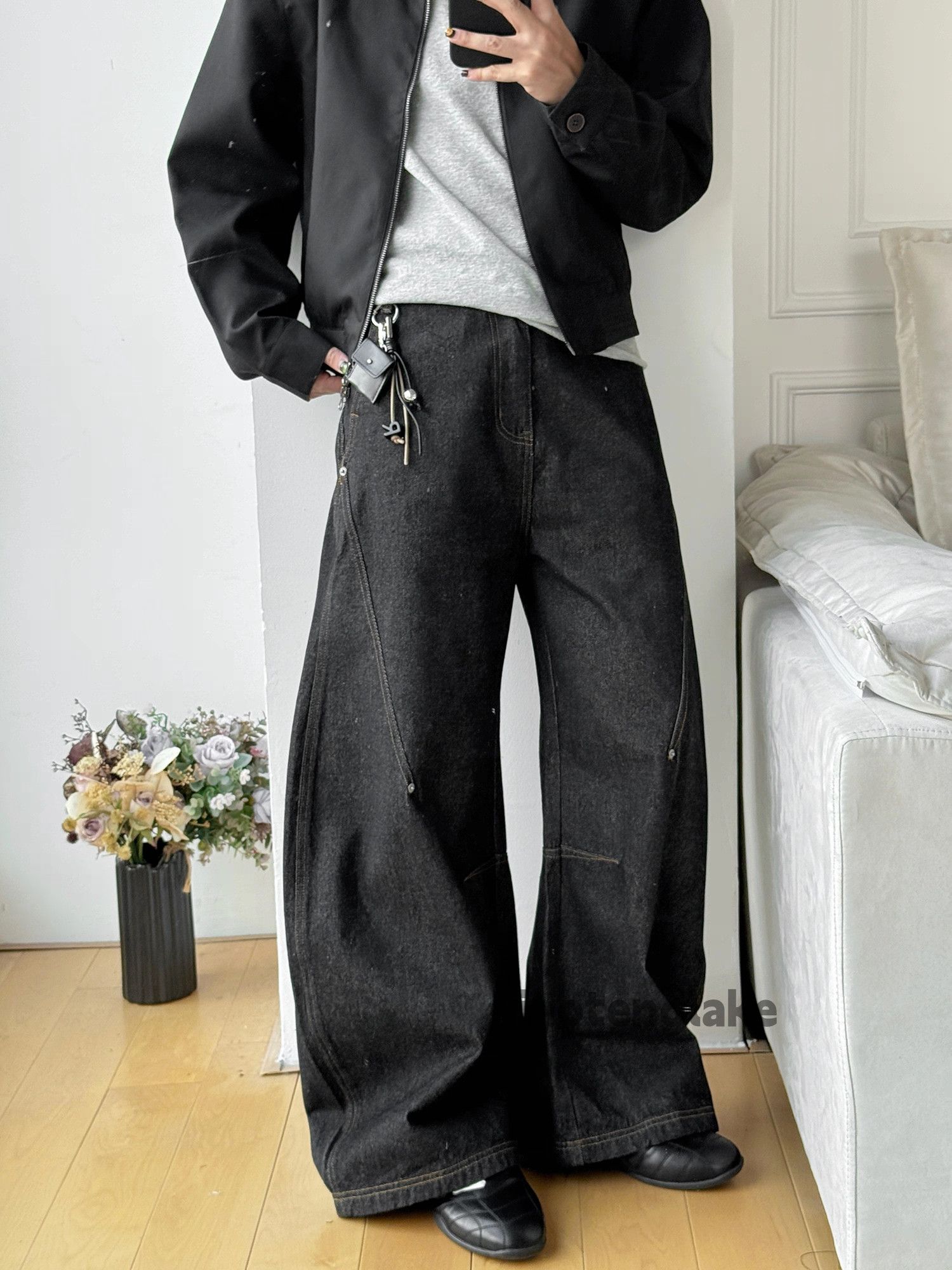 Jean xtl utility vintage punk grunge bootcut baggy hiphop jeans Size US 30 / EU 46 - 1 Thumbnail