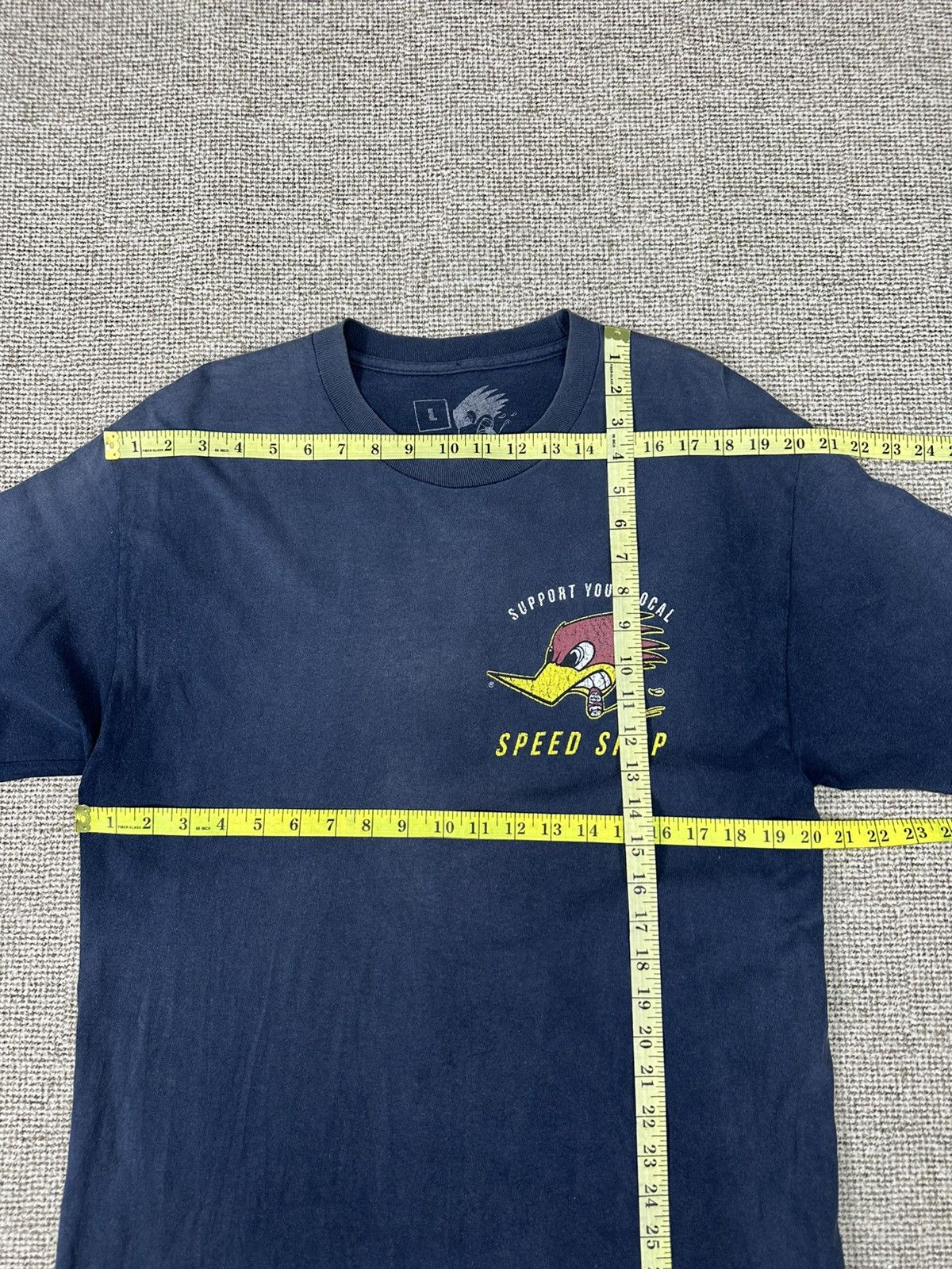 Vintage Vintage Sun Faded Speed Shop Racing Tshirt A1004 Size US L / EU 52-54 / 3 - 6 Thumbnail