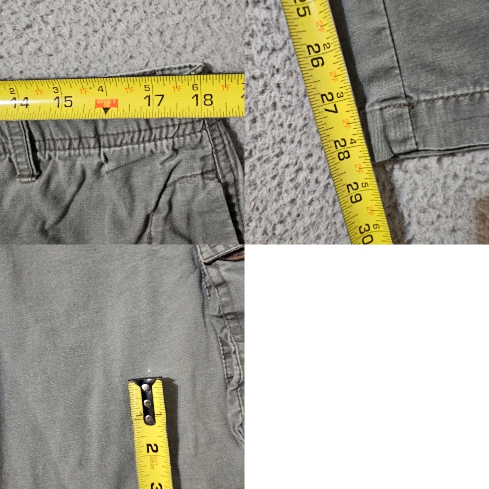 Harley Davidson Vintage Harley Davidson Cargo Convertible Pants Mens Size 36x30 Gray Cotton Size US 36 / EU 52 - 8 Thumbnail