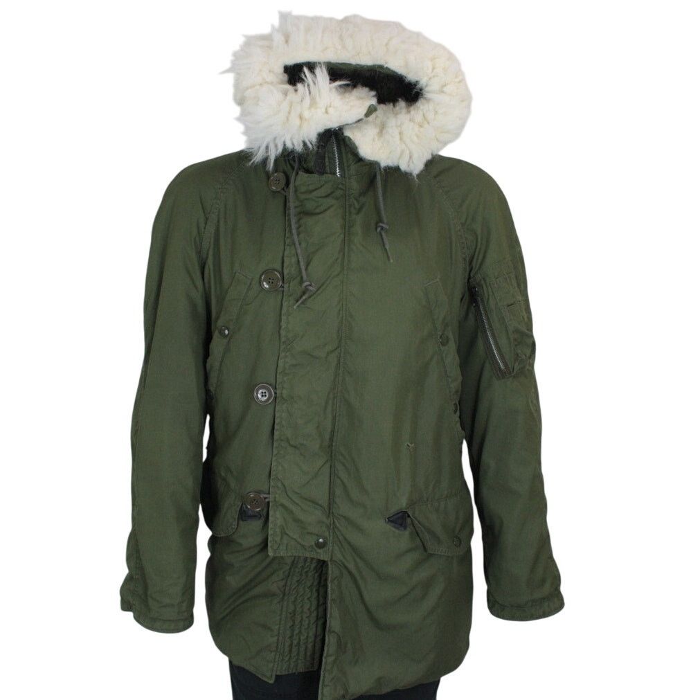 Schott × Vintage Vintage USAF N-3B Parka Snorkel Jacket Extreme Cold Weather Size US S / EU 44-46 / 1 - 1 Thumbnail