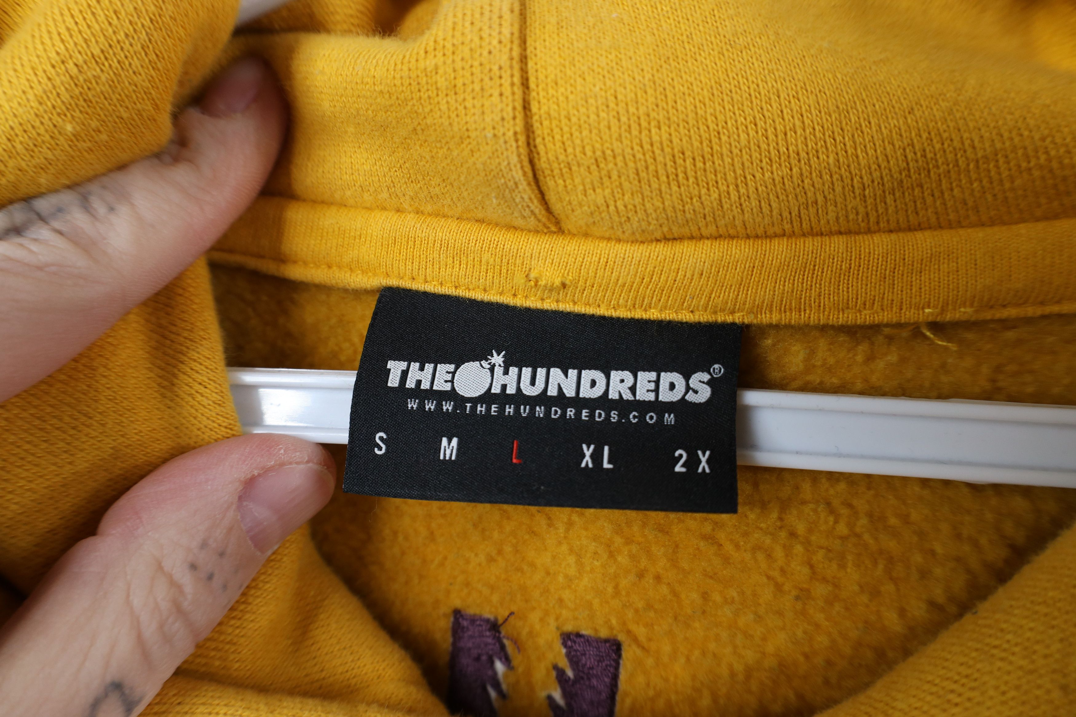 Vintage Vintage Y2K The Hundreds Heavyweight Hoodie Sweatshirt Size US L / EU 52-54 / 3 - 9 Thumbnail
