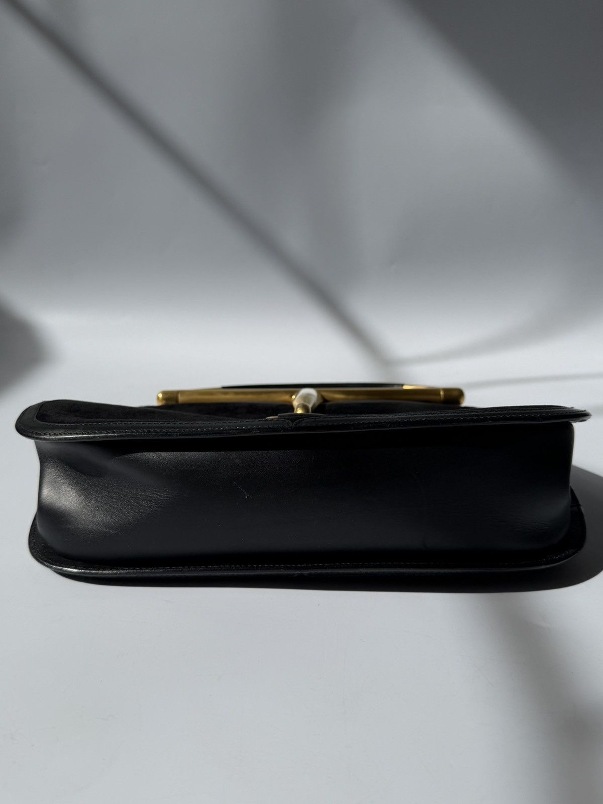 Gucci Rare Gucci Tom Ford 2000s Snaffle Horsebit Suede Leather Bag Size ONE SIZE - 6 Thumbnail