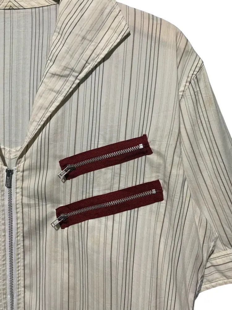PPFM PPFM striped front slit zipper pocket classic shirt Size US L / EU 52-54 / 3 - 2 Thumbnail