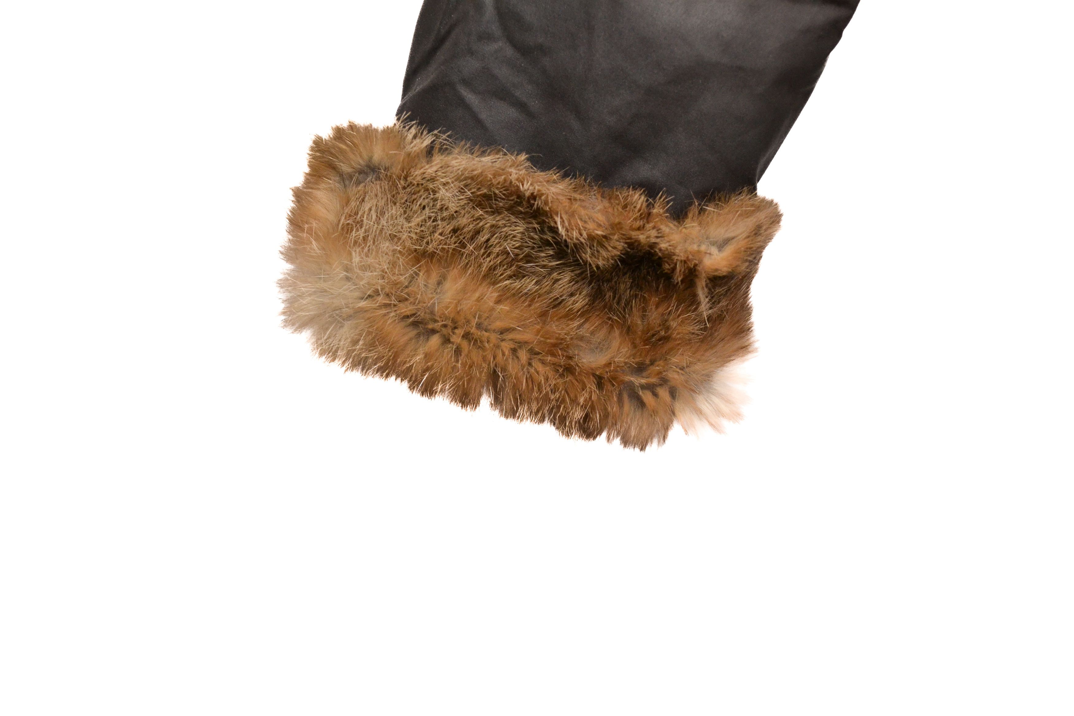 Belstaff Belstaff Gold Label Women’s Brown Hooded Fur Jacket Size L / US 10 / IT 46 - 5 Thumbnail