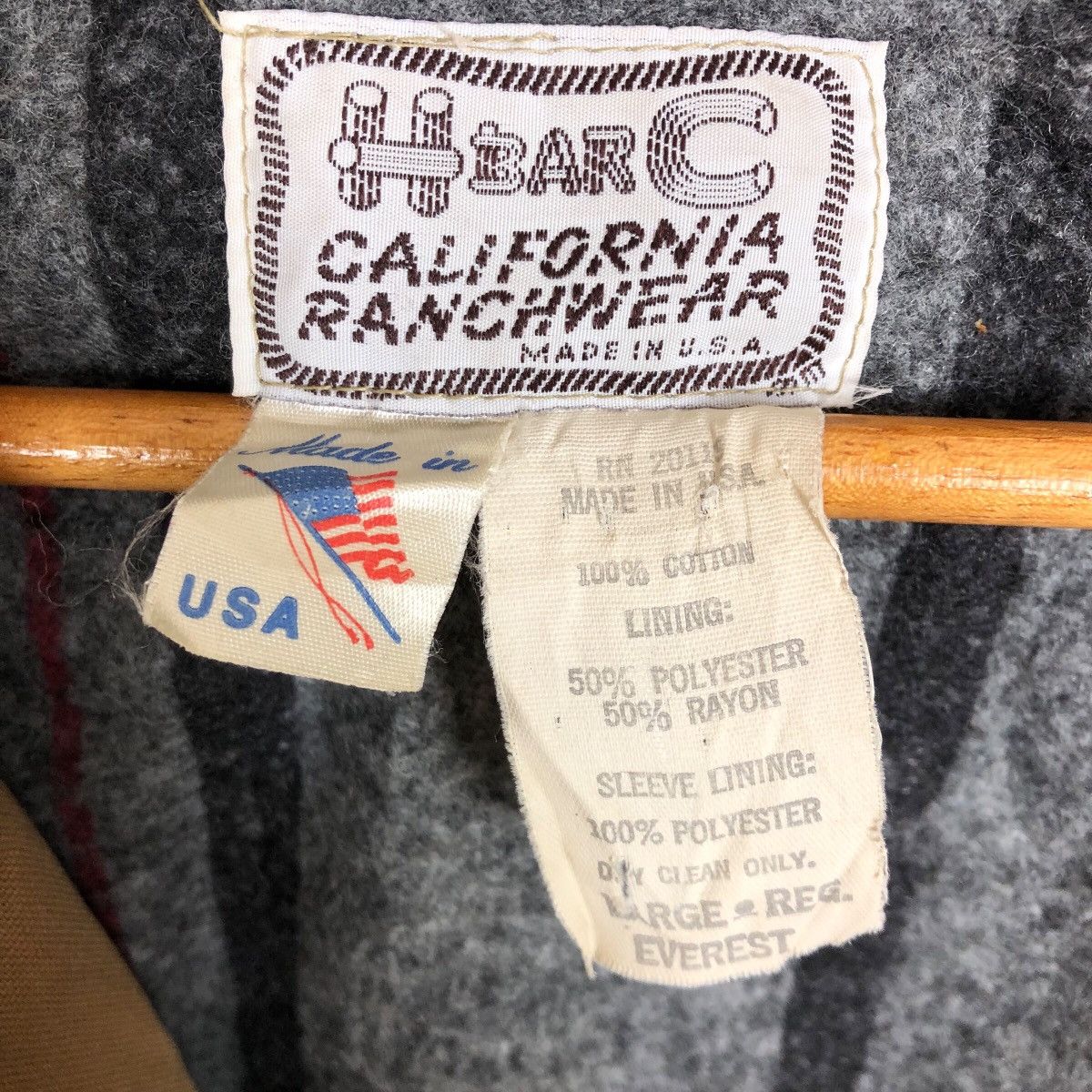 Vintage Vintage 70s H Bar C California Ranchwear Mustang Jacket Size US L / EU 52-54 / 3 - 8 Thumbnail