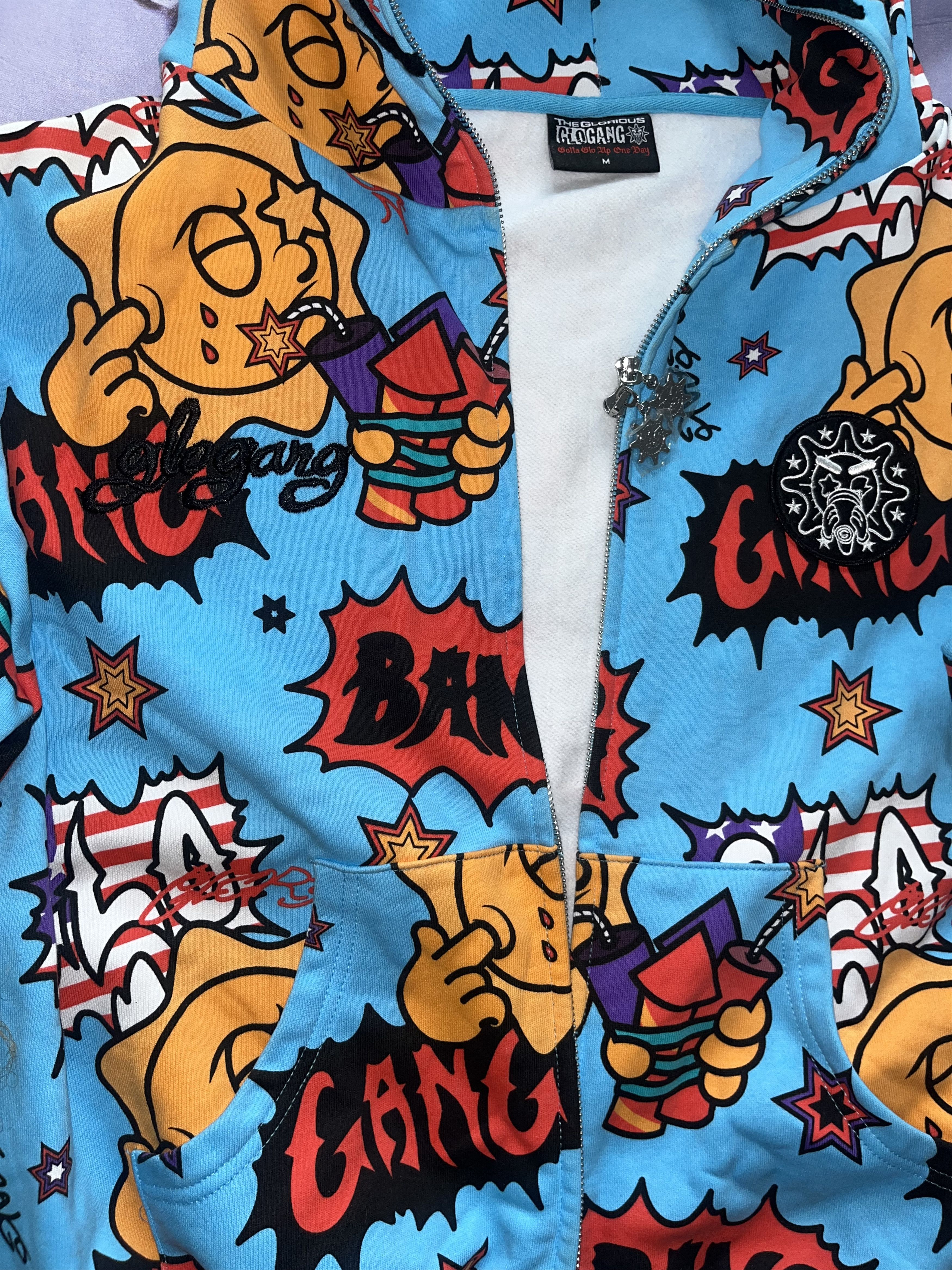 Glo Gang Glo Gang “Bang Bang” Jacket (blue & yellow) Size US M / EU 48-50 / 2 - 5 Thumbnail