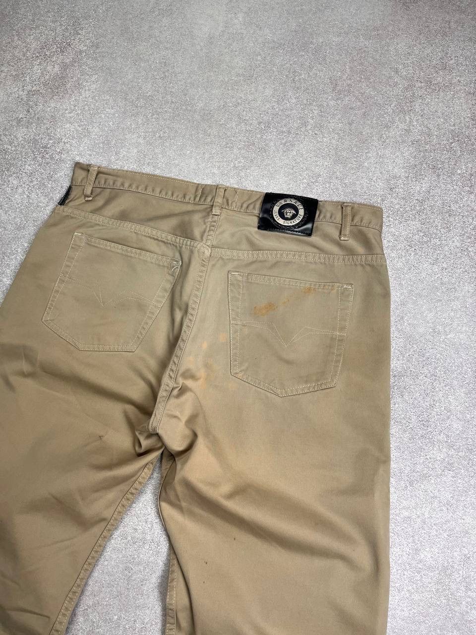 Versace × Vintage VINTAGE VERSACE MEDUSA BAGGY DISTRESSED AVANTGARDE PANTS Y2K Size US 38 / EU 54 - 12 Thumbnail