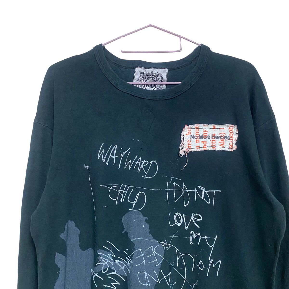 Vintage Vintage Keanan Duffty Shirt Longsleeve 'No More Heroes' Size US M / EU 48-50 / 2 - 2 Thumbnail