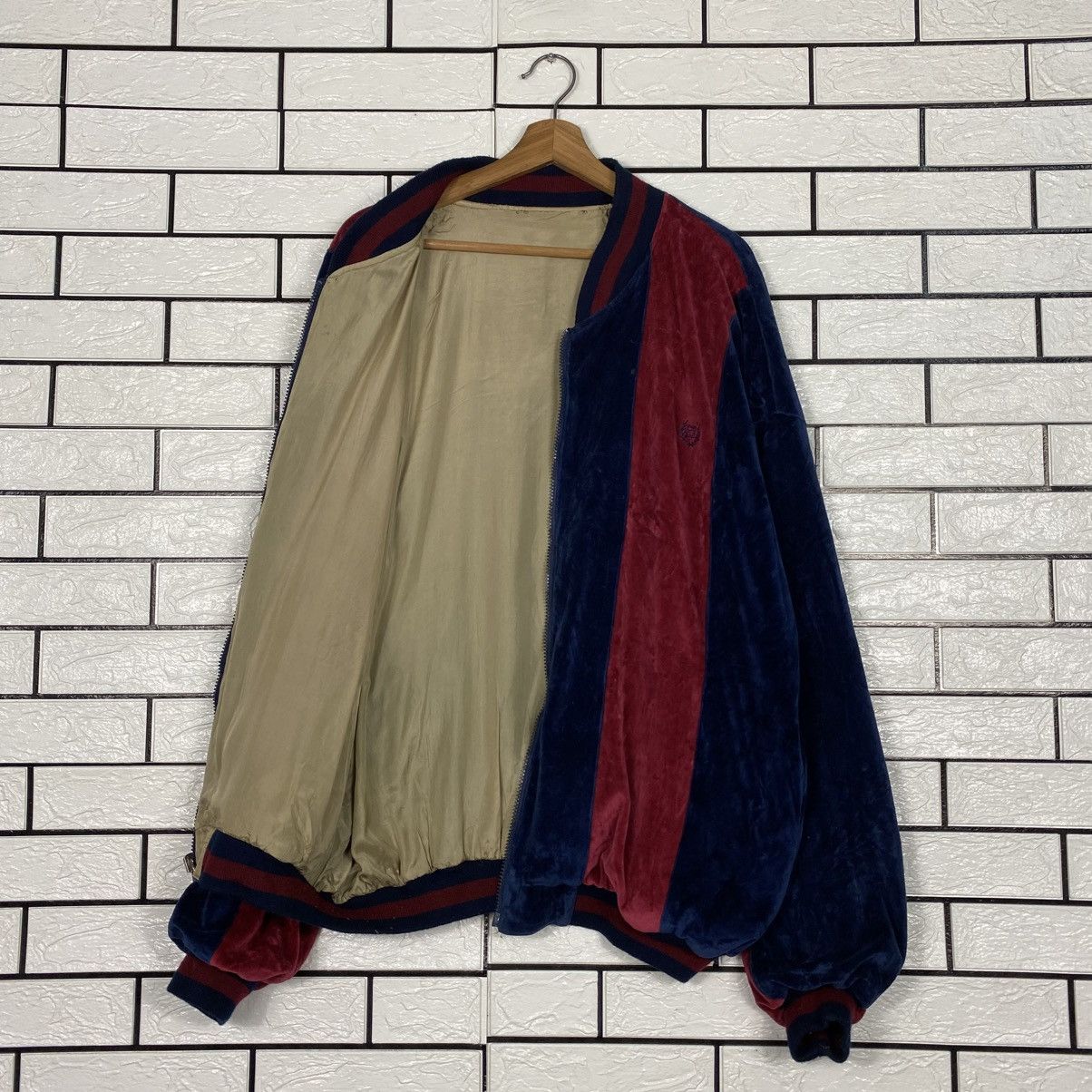 Givenchy Vintage Velvet Reversible Bomber Jacket Givenchy Size US XL / EU 56 / 4 - 14 Thumbnail