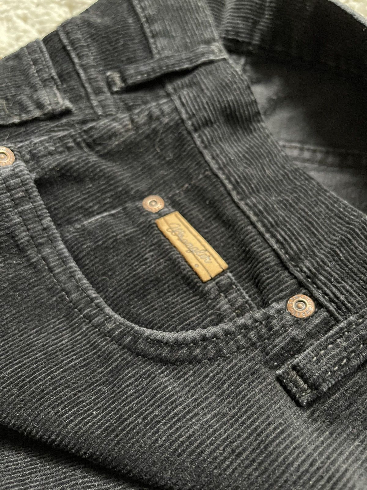 Vintage × Wrangler Wrangler corduroy black pants Size US 34 / EU 50 - 4 Thumbnail