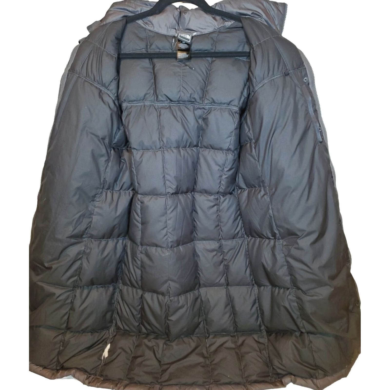 The North Face The North Face Metropolis Parka 600 Down Puffer Coat Hooded Dark Gray Women's S Coat Size S / US 4 / IT 40 - 5 Thumbnail