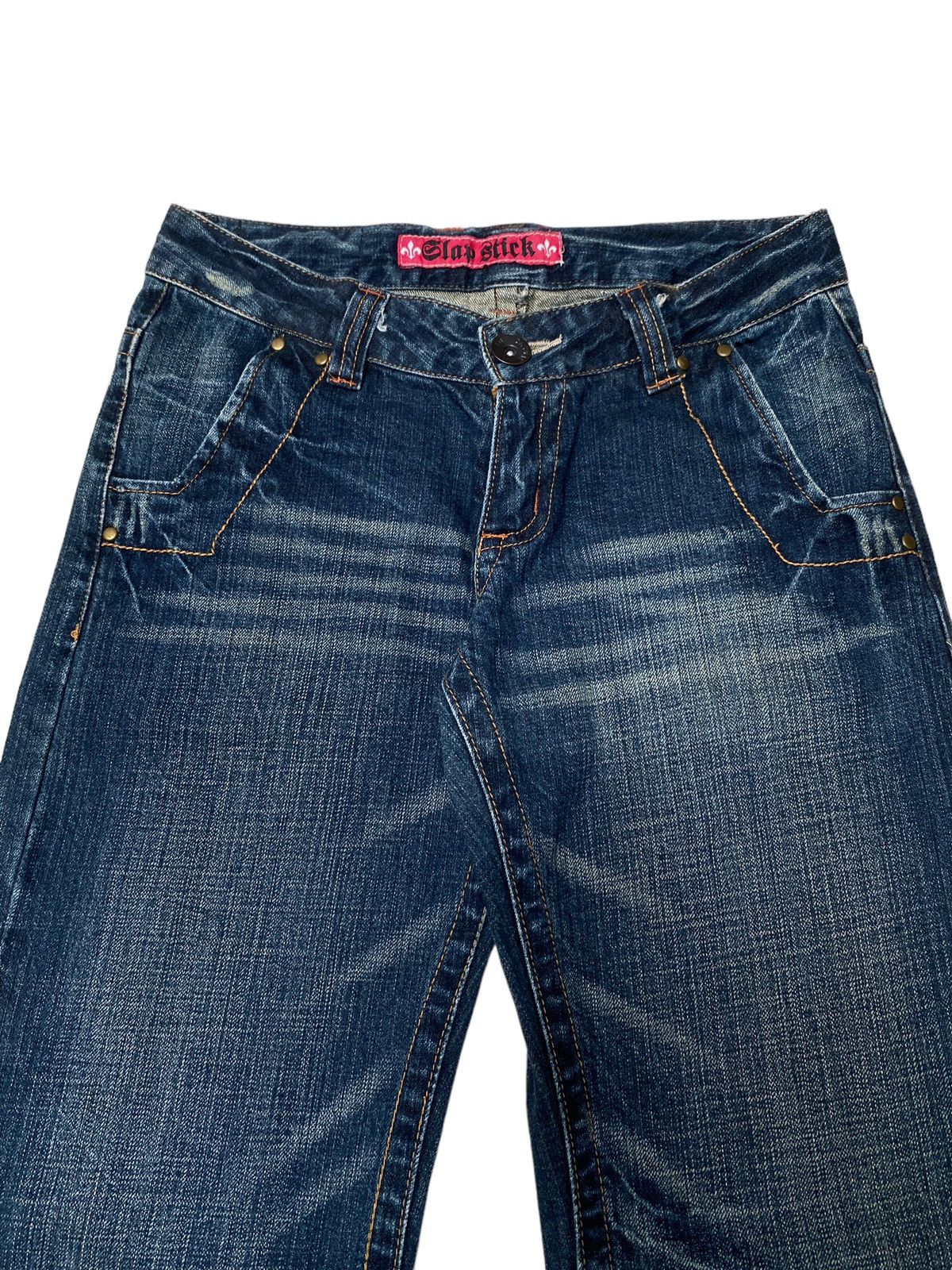 Japanese Brand × Vintage Vintage Japanese Brand Slap Stick Flared Jeans 1990s Size US 30 / EU 46 - 6 Thumbnail
