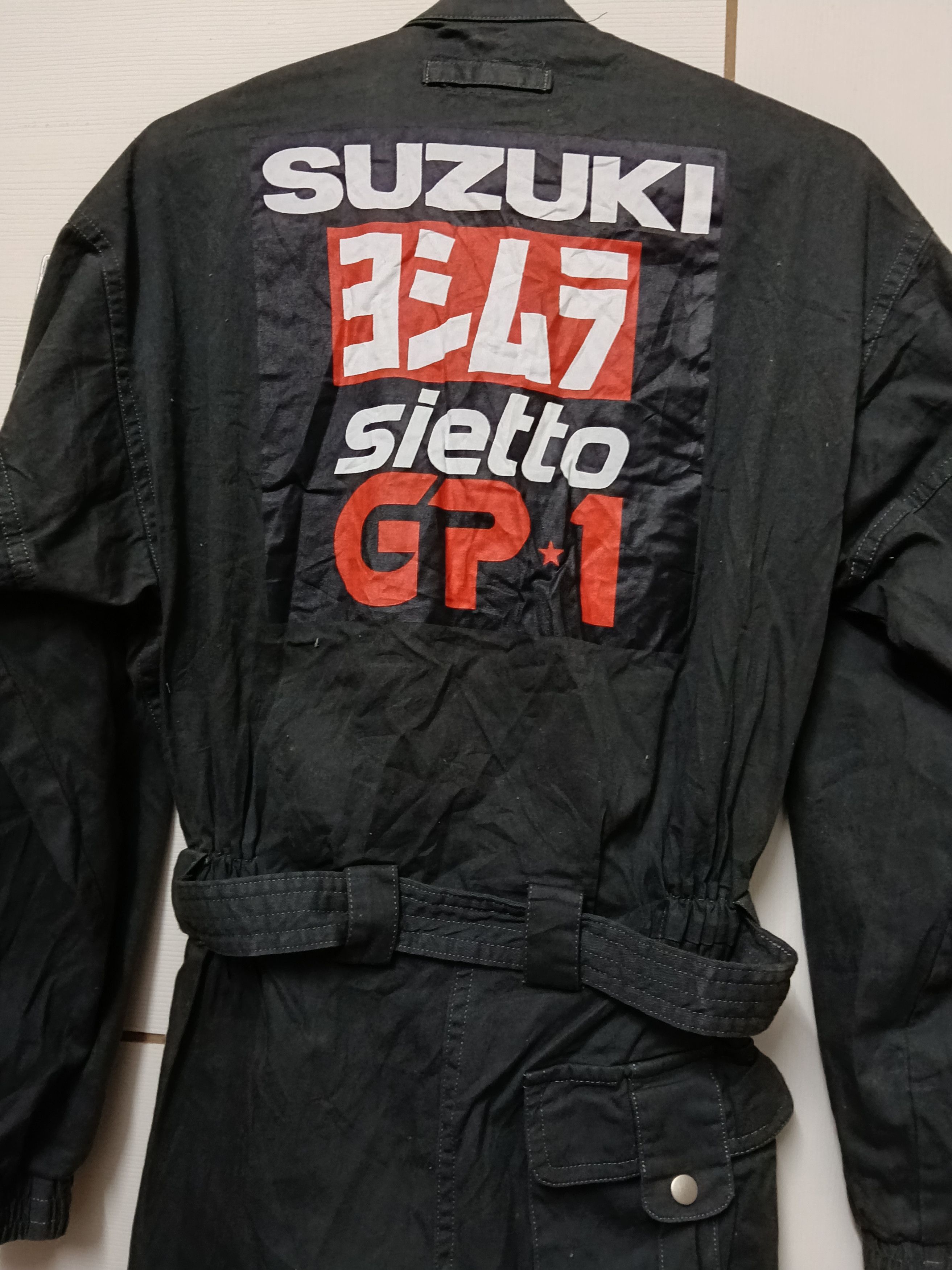 Japanese Brand Vintage SUZUKI Japan Sietto GP 1 Uniform Coverall Size US 32 / EU 48 - 2 Thumbnail