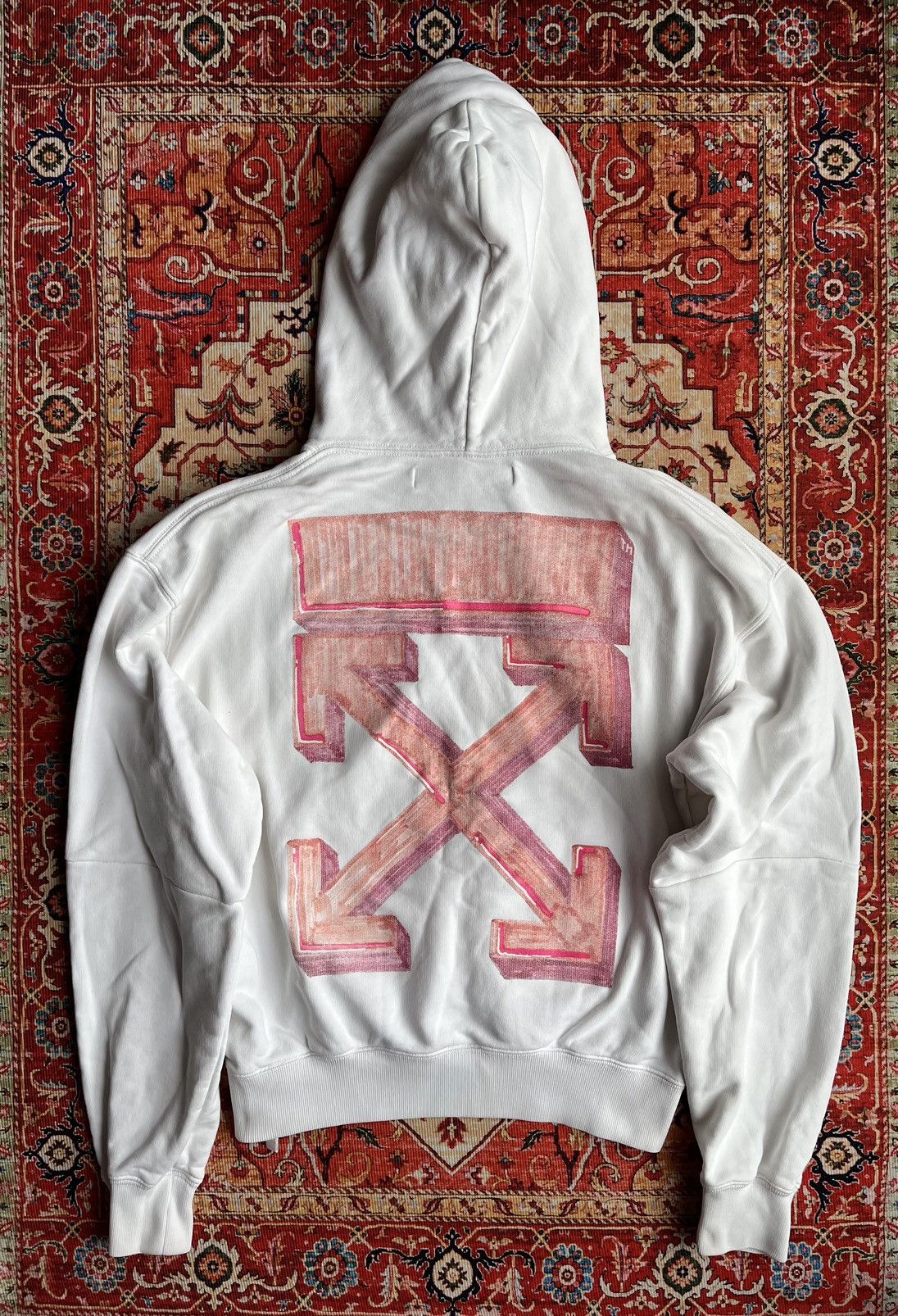 Off-White Off-White White Arrows Hoodie XS Size XS / US 0-2 / IT 36-38 - 1 Thumbnail