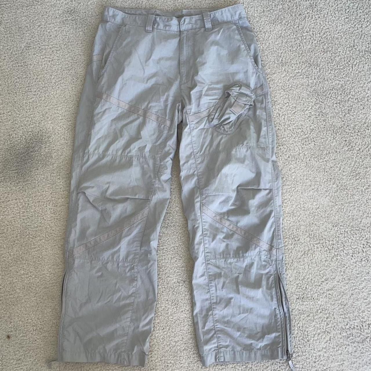 Gap Vintage Gap grey utility cargo pants 33 x 30 Size US 30 / EU 46 - 1 Thumbnail