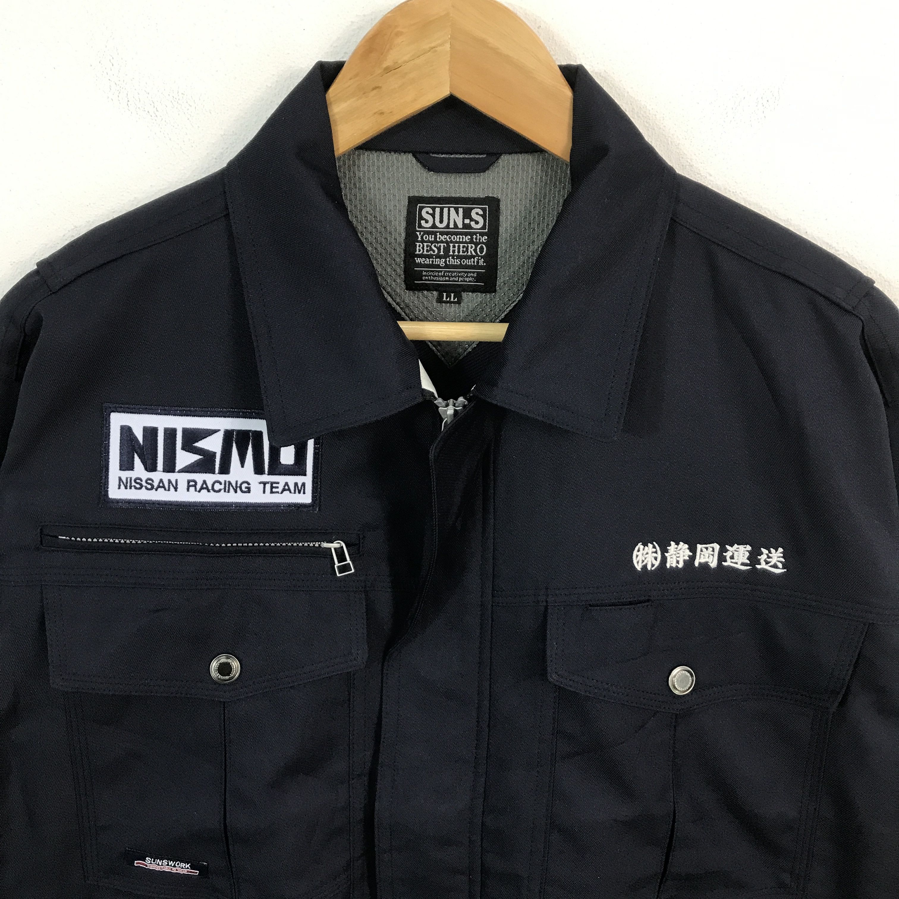 Japanese Brand Vtg nismo nissan racing team custom navy jacket Size US L / EU 52-54 / 3 - 3 Thumbnail