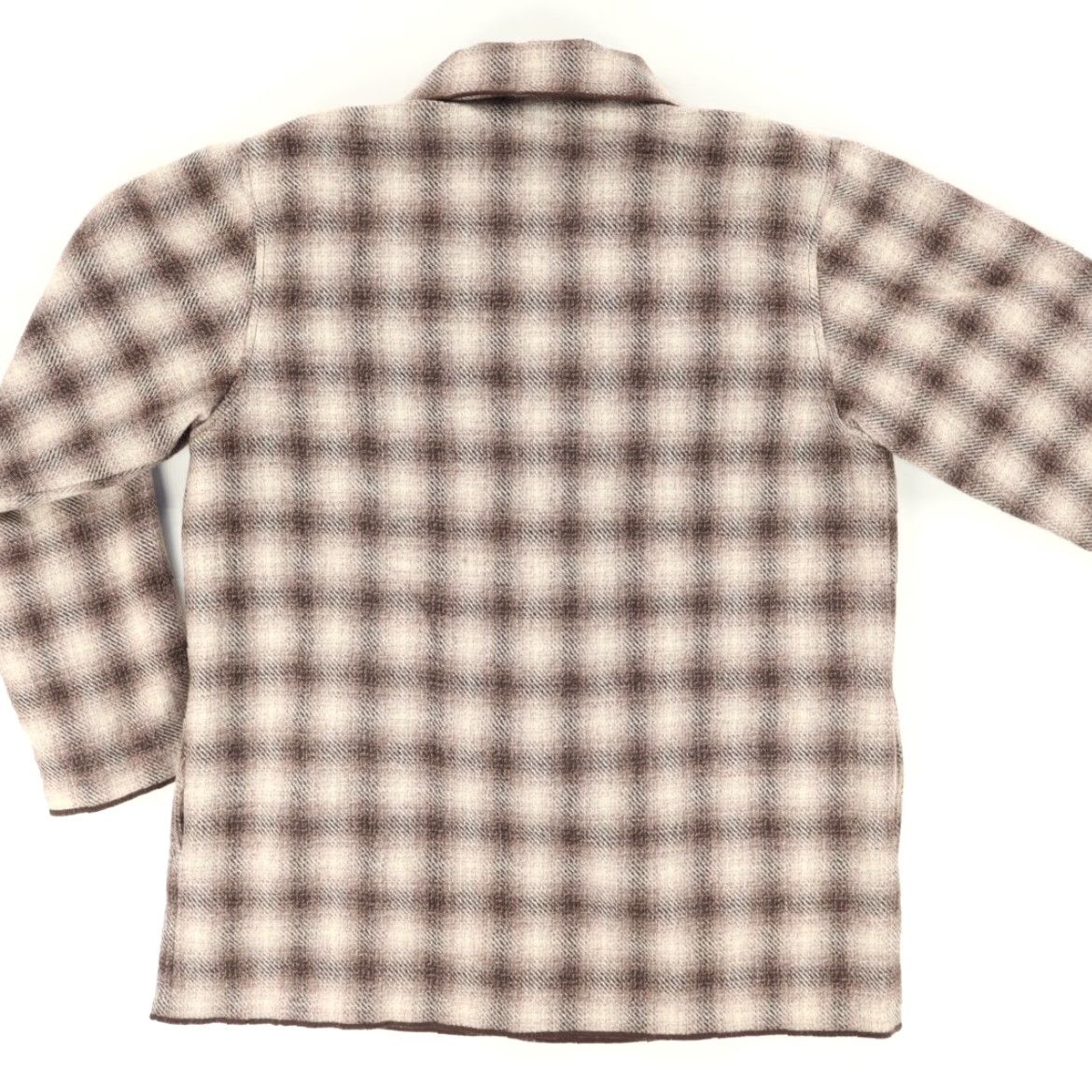 Banana Republic Banana Republic Oversized Belted Alpaca Mohair Plaid Jacket Brown Women's S Shirt Size S / US 4 / IT 40 - 4 Thumbnail