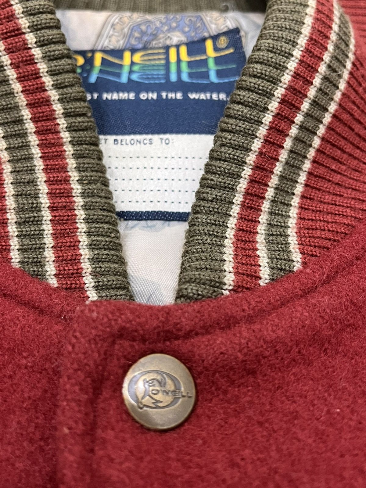 O'Neill Vintage 90s O’Neill With Friendship Suede Varsity Jacket Size US L / EU 52-54 / 3 - 9 Thumbnail