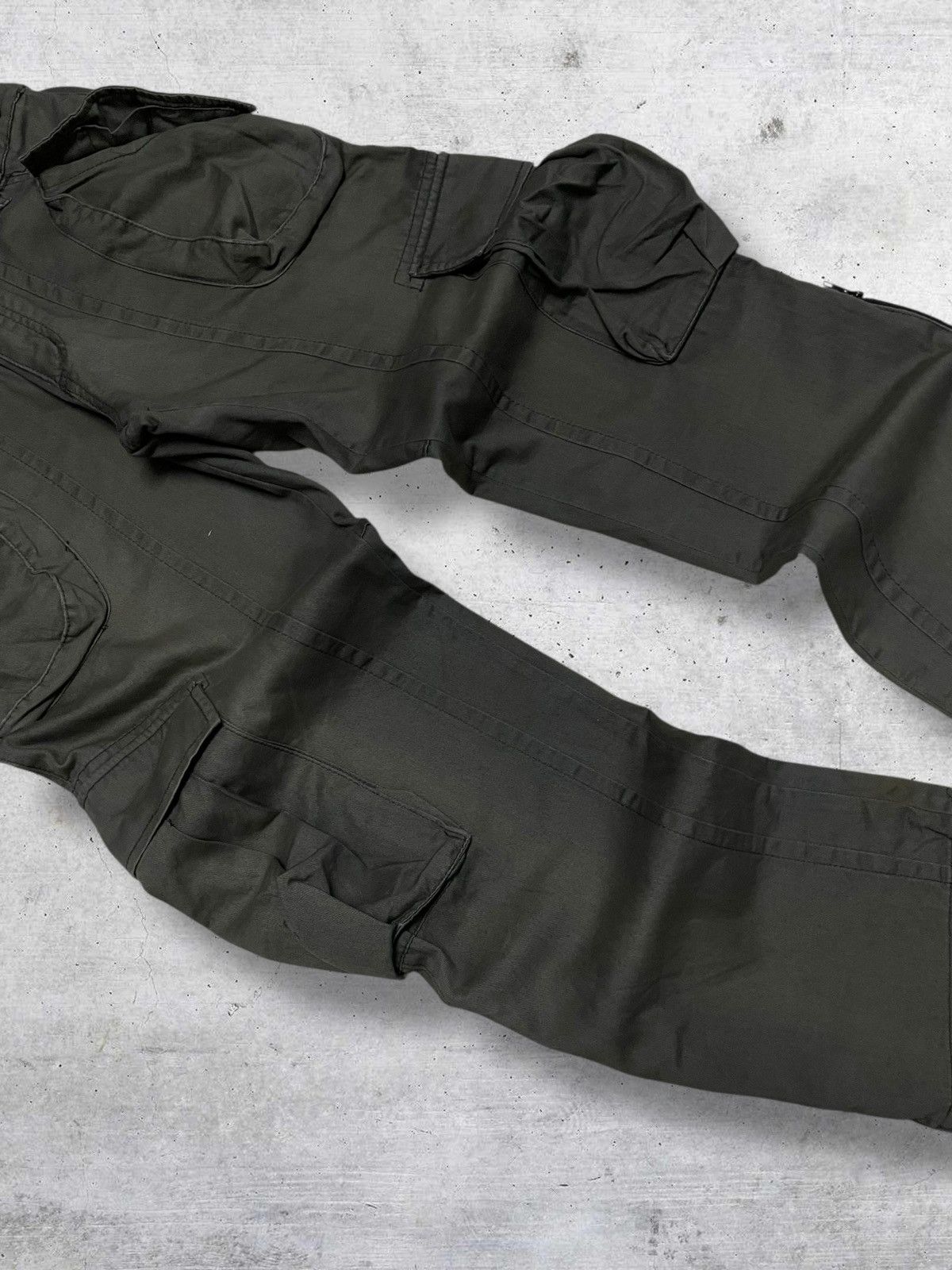 Beauty Beast VINTAGE BIKE STAR JAPAN 90S UTILITY CARGO COMBAT PANT FADED Size US 30 / EU 46 - 6 Thumbnail