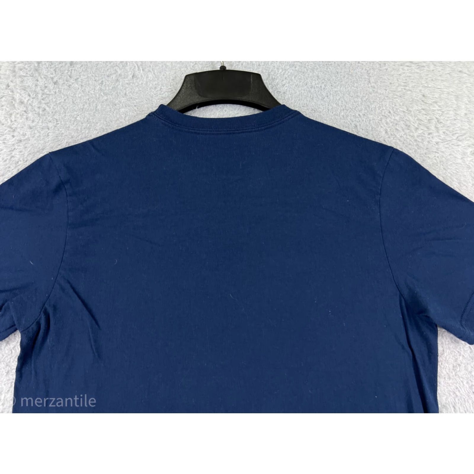 Adidas Adidas Shirt Men Medium Blue Short Sleeve Crew Neck Poly Blend Logo Size US M / EU 48-50 / 2 - 7 Thumbnail