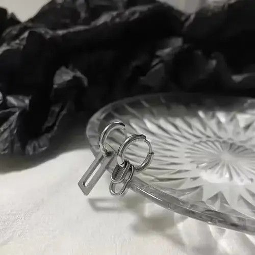 Other Retro punk earrings （1pairs） Size ONE SIZE - 2 Thumbnail
