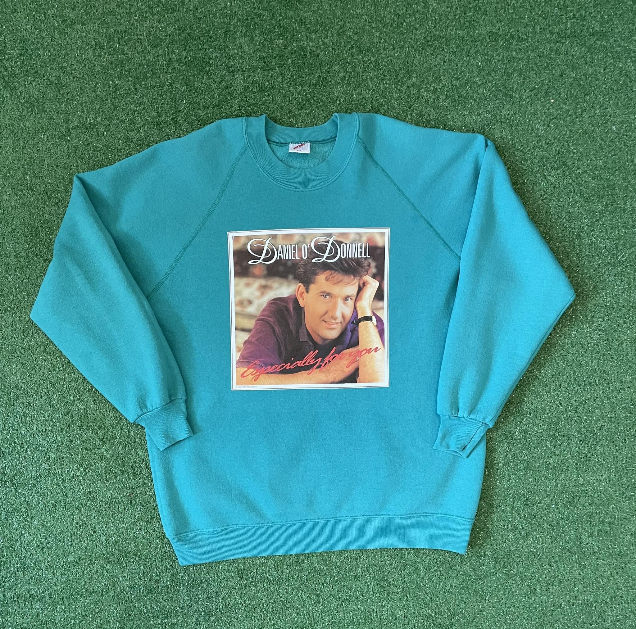 Jerzees vintage jerzees daniel o'donnel crewneck 1994 90' Size US L / EU 52-54 / 3 - 1 Thumbnail