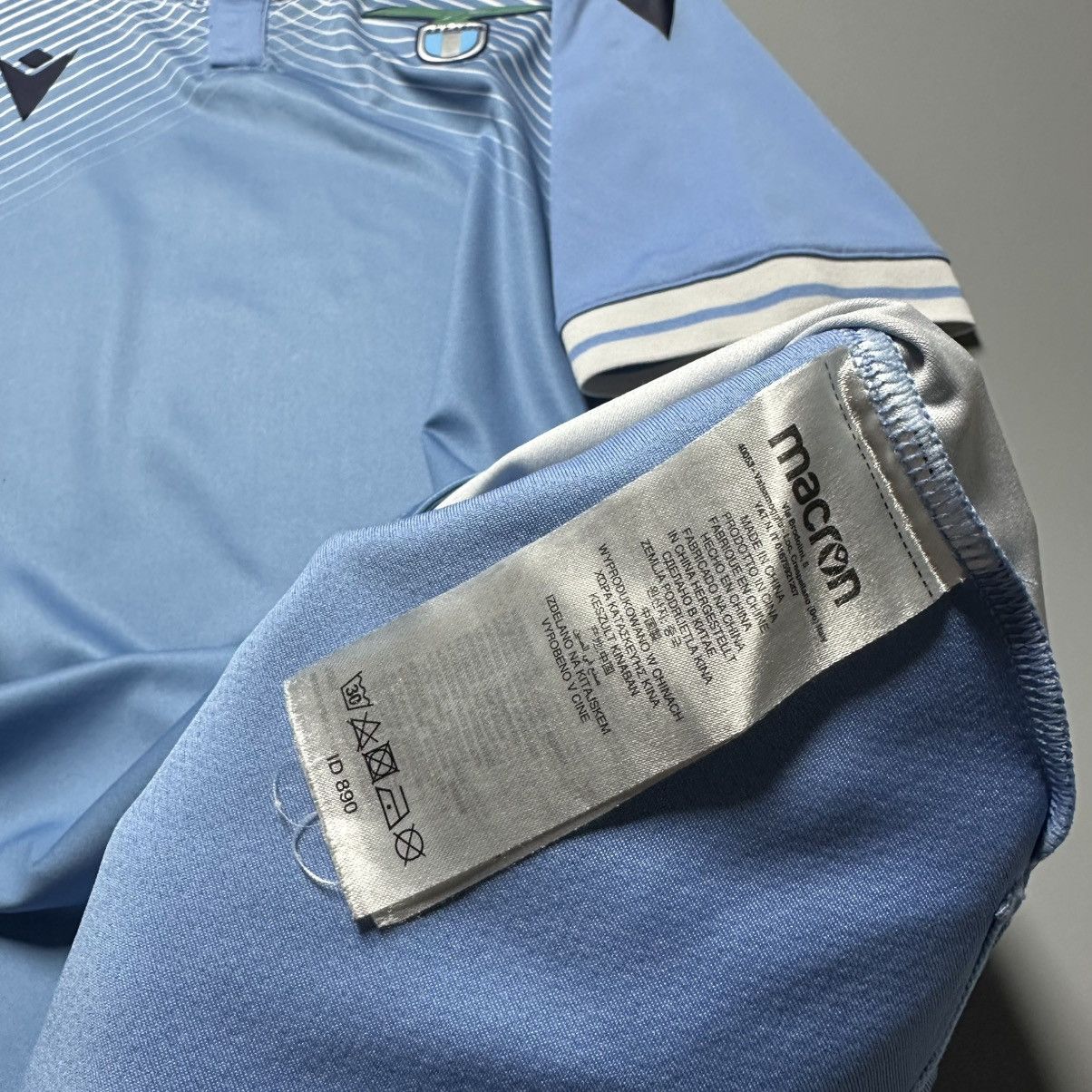 Macron LAZIO MACRON 2020/2021 FOOTBALL HOME JERSEY #10 LUIS ALBERTO Size US L / EU 52-54 / 3 - 15 Thumbnail