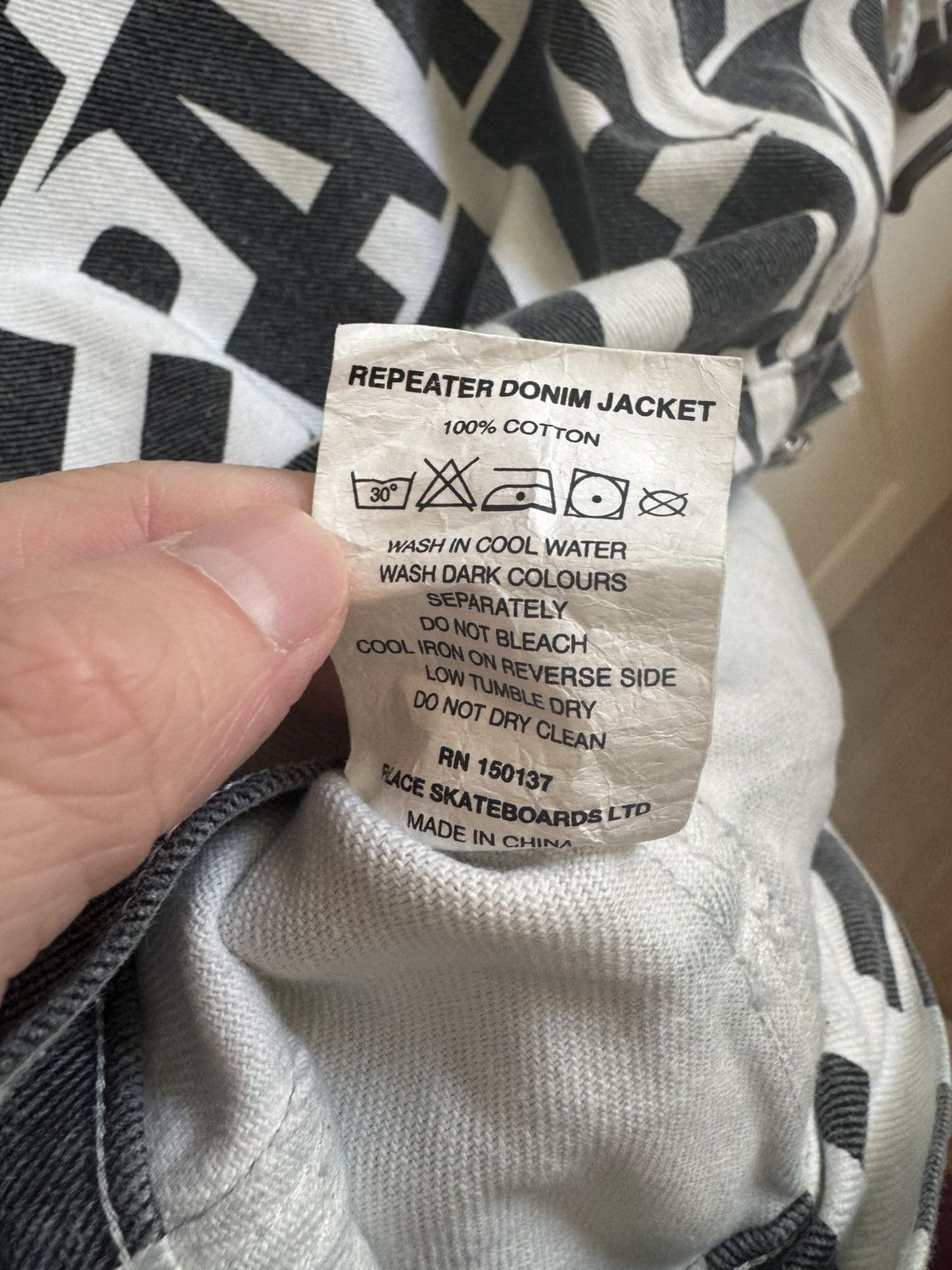Palace Palace Repeater Denim Jacket Size US S / EU 44-46 / 1 - 4 Thumbnail