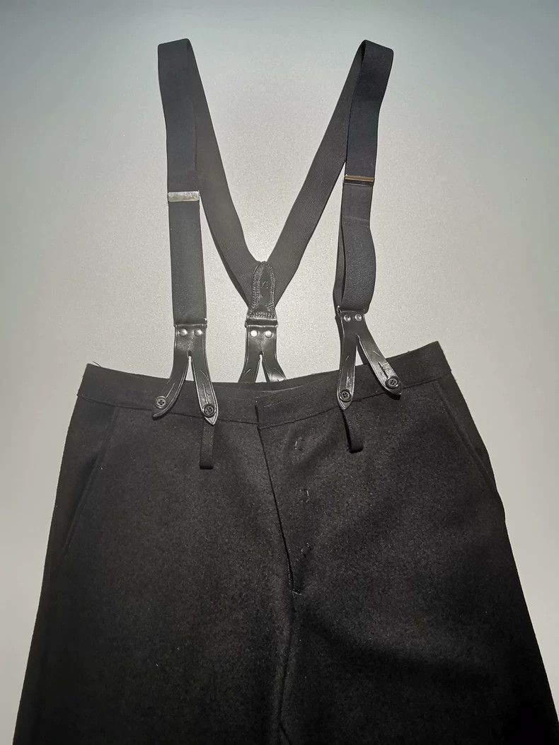 Y's Y's size 2 Wool wide leg trousers with stripped back pants Size US 28 / EU 44 - 5 Thumbnail