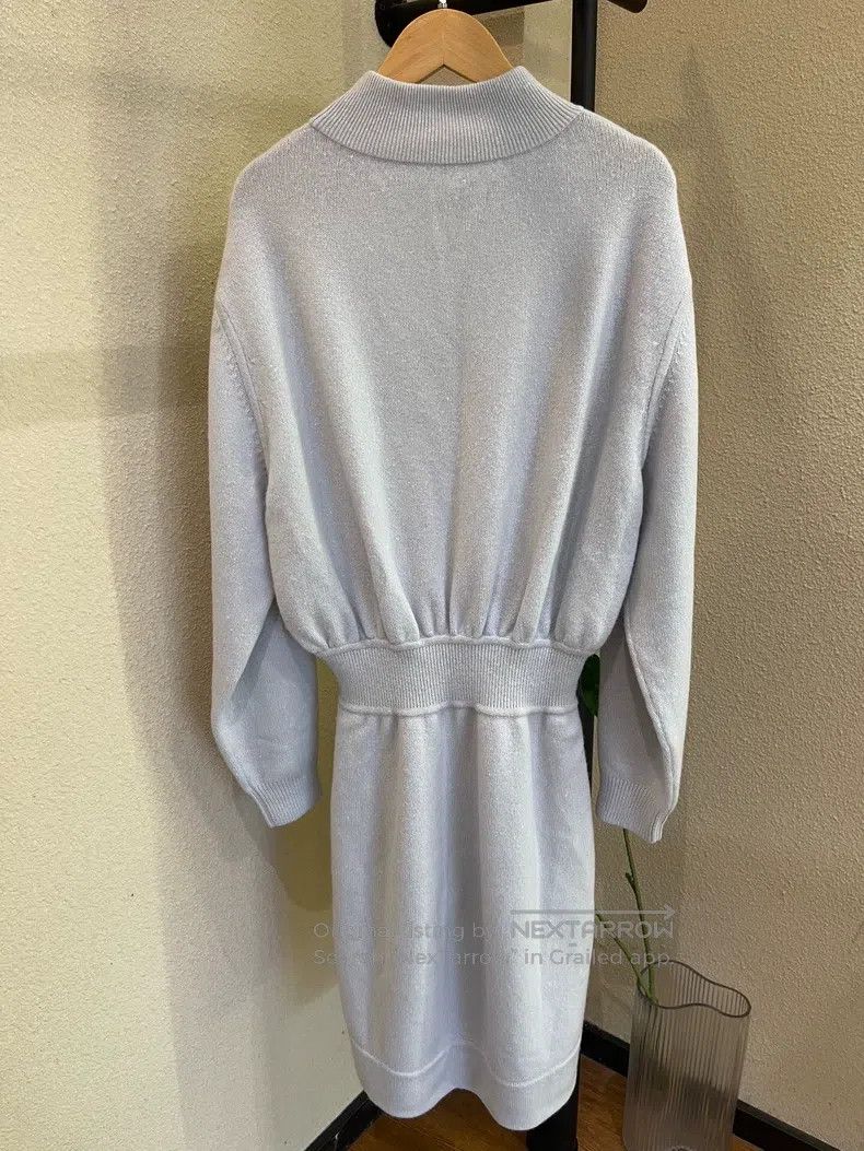 Hermes Hermes Wool and Silk Blend Fabric Dress Size XS / US 0-2 / IT 36-38 - 2 Thumbnail