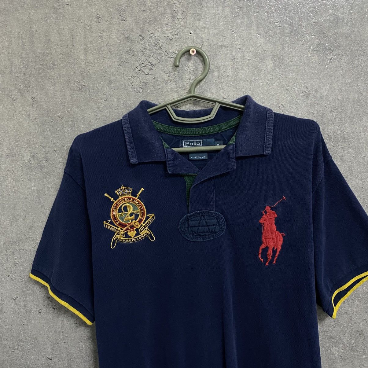 Polo Ralph Lauren Vintage Polo Ralph Lauren Polo T Shirt Big Logo Chief Keef Size US XL / EU 56 / 4 - 6 Thumbnail
