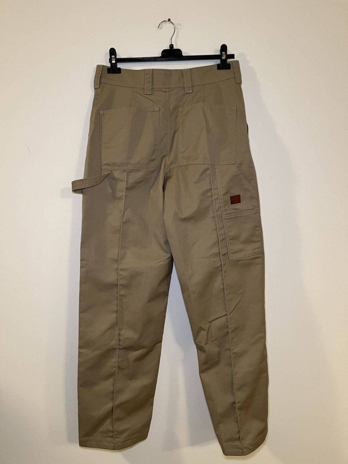 Acne Studios Acne studios - Beige Twill Workwear Trousers Size US 31 - 2 Thumbnail