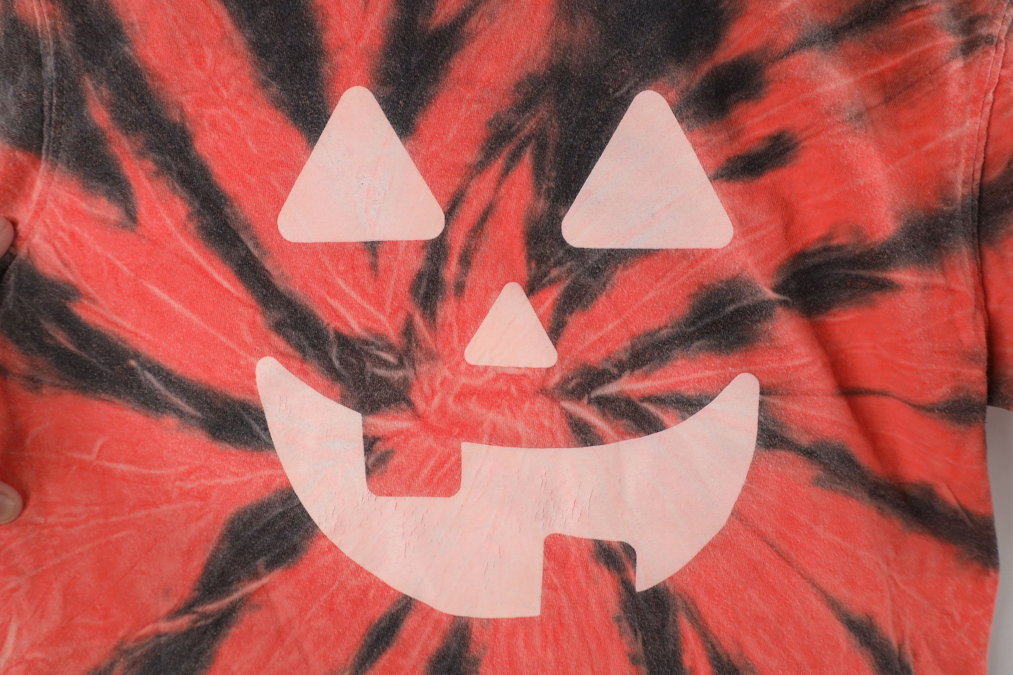 Vintage Vintage 90s Dye Halloween Pumpkin Ghost Be Kind T-Shirt USA Size M / US 6-8 / IT 42-44 - 4 Thumbnail