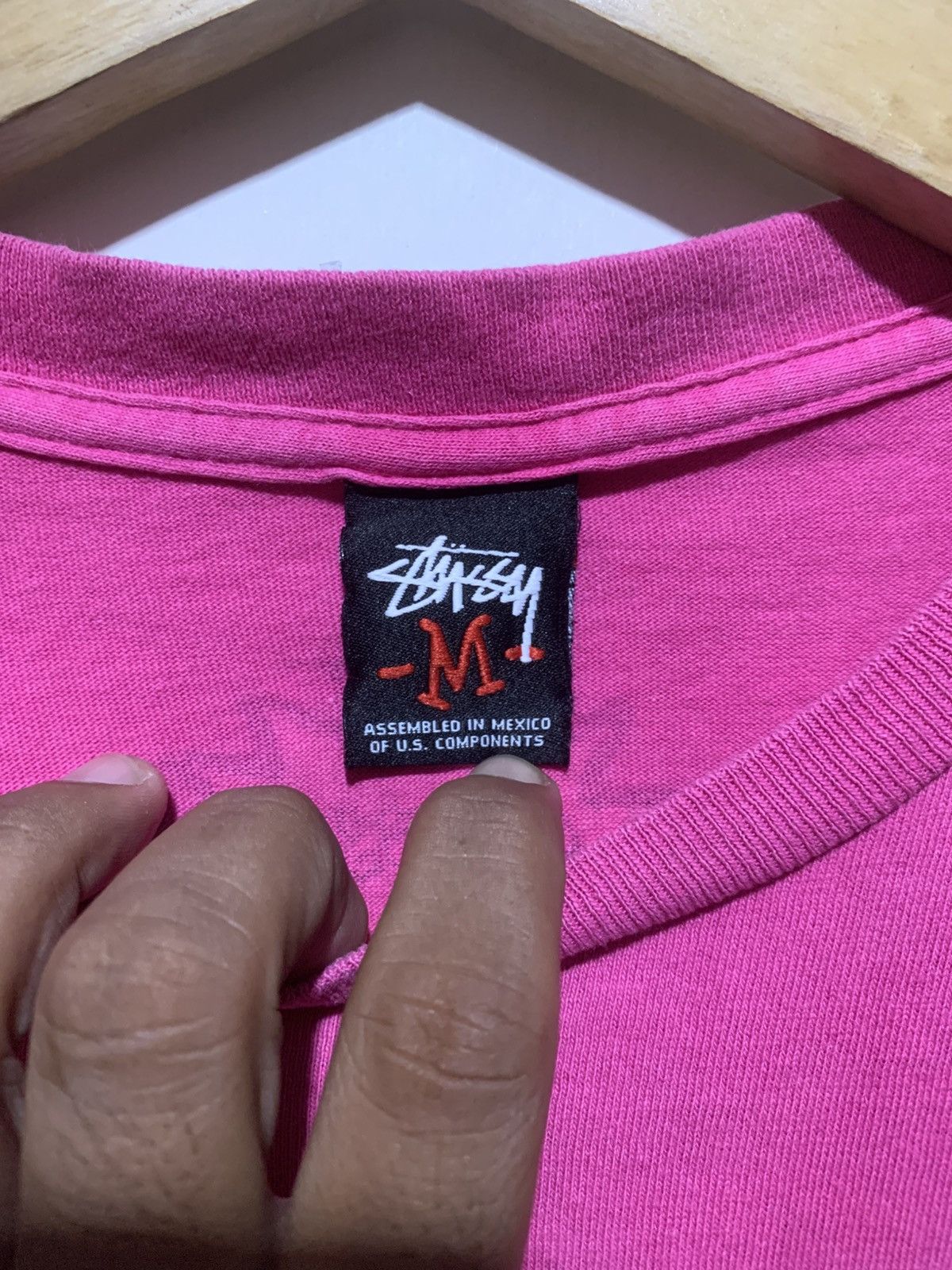 Stussy Vintage Stussy x Pound Stu York Crew Super Distressed Tee Size US M / EU 48-50 / 2 - 13 Thumbnail