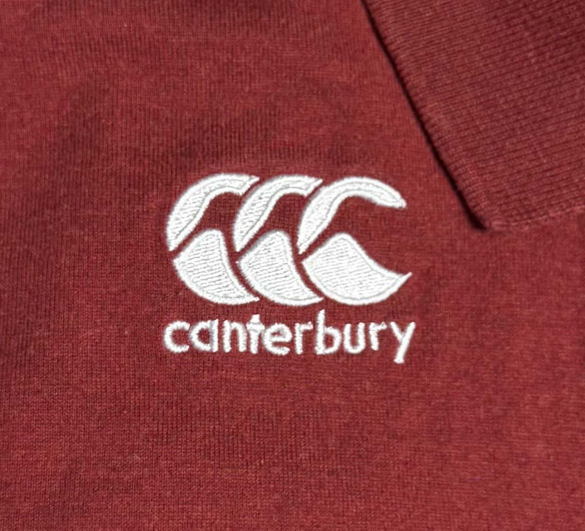 Canterbury of New Zealand England O2 Rugby Striped Cotton Polo Shirt Size US M / EU 48-50 / 2 - 6 Thumbnail