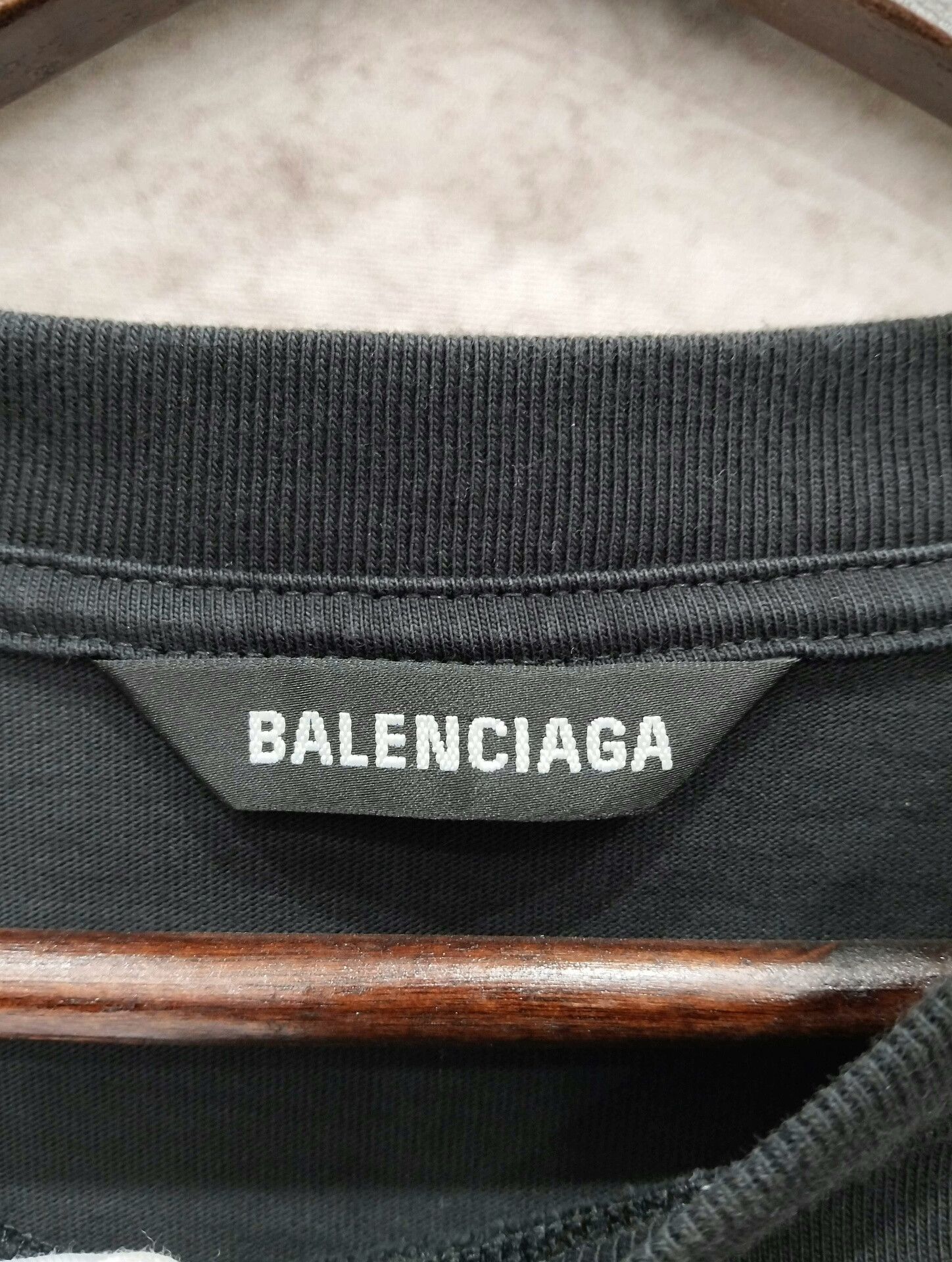 Balenciaga Balenciaga Black Short Sleeve T-Shirt Size S Size US S / EU 44-46 / 1 - 4 Thumbnail