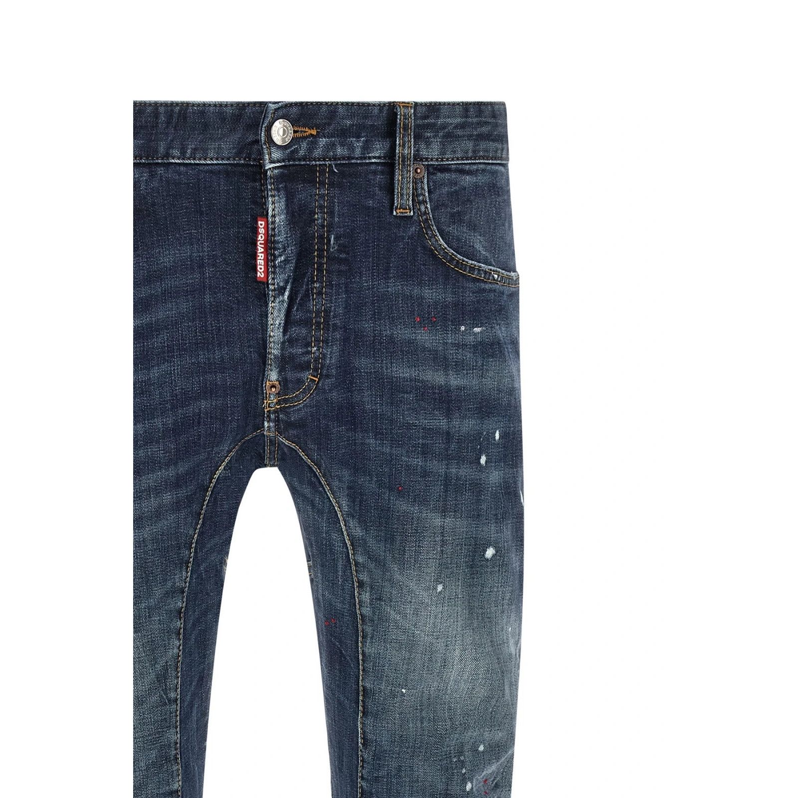 Dsquared2 DSQUARED2 Tidy Biker Blue Denim Jeans New & Authentic (Men's Size US 32 / EU 48 - 3 Thumbnail