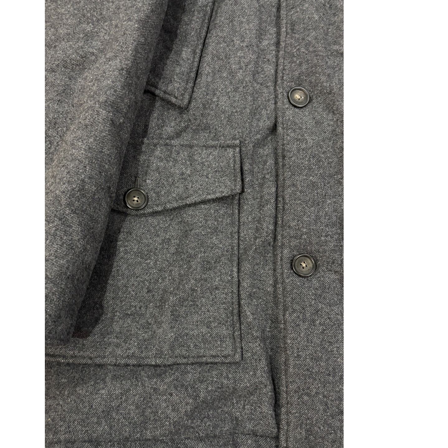 Woolrich Woolen Mills *R41 WOOLRICH Luxe Arctic Parka Wool Coyote Fur Gray Large Size US L / EU 52-54 / 3 - 9 Thumbnail