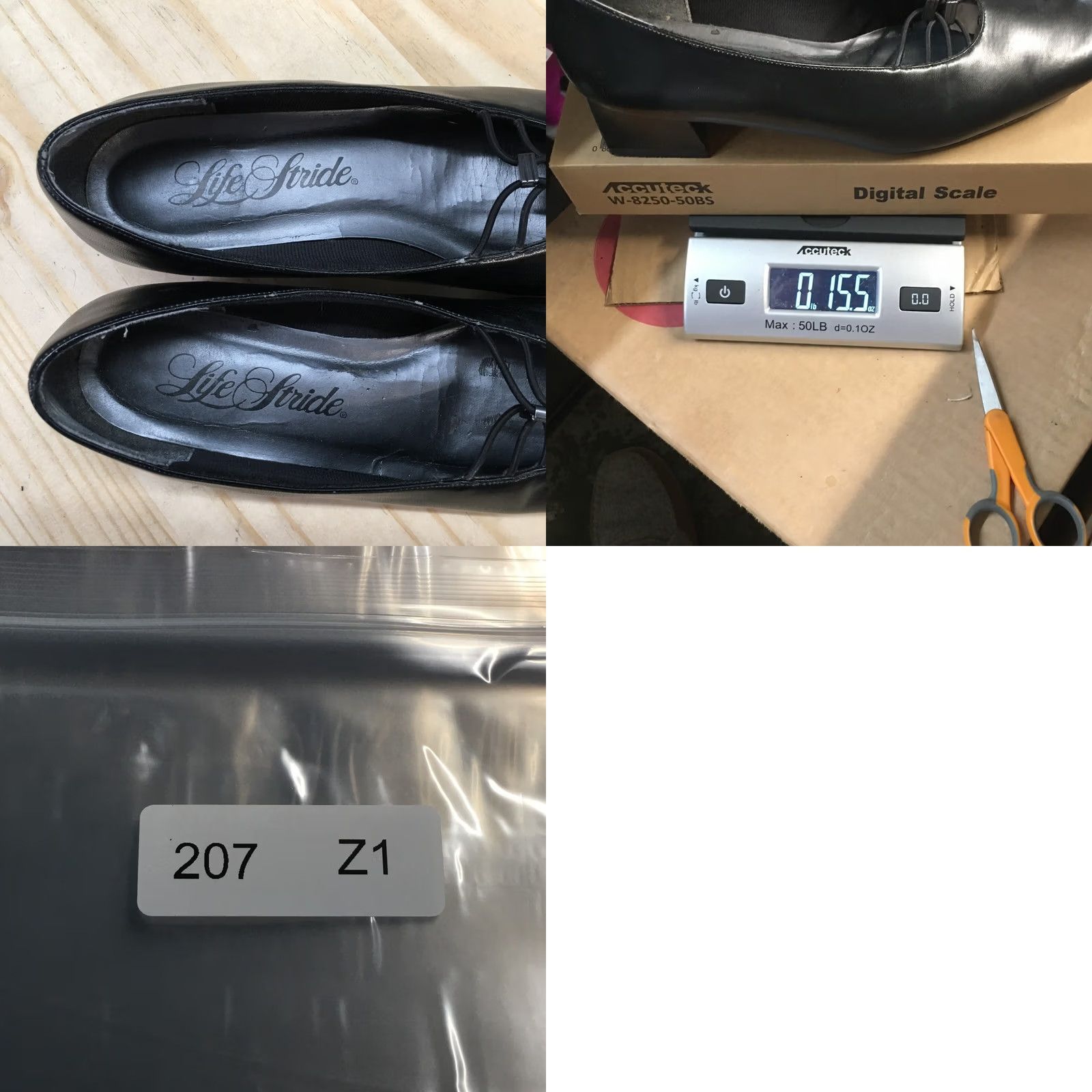 Vintage LifeStride Heels Womens 8.5 Pumps Black Faux Leather Slip On Block Casual Shoe Size US 9 / IT 39 - 10 Thumbnail